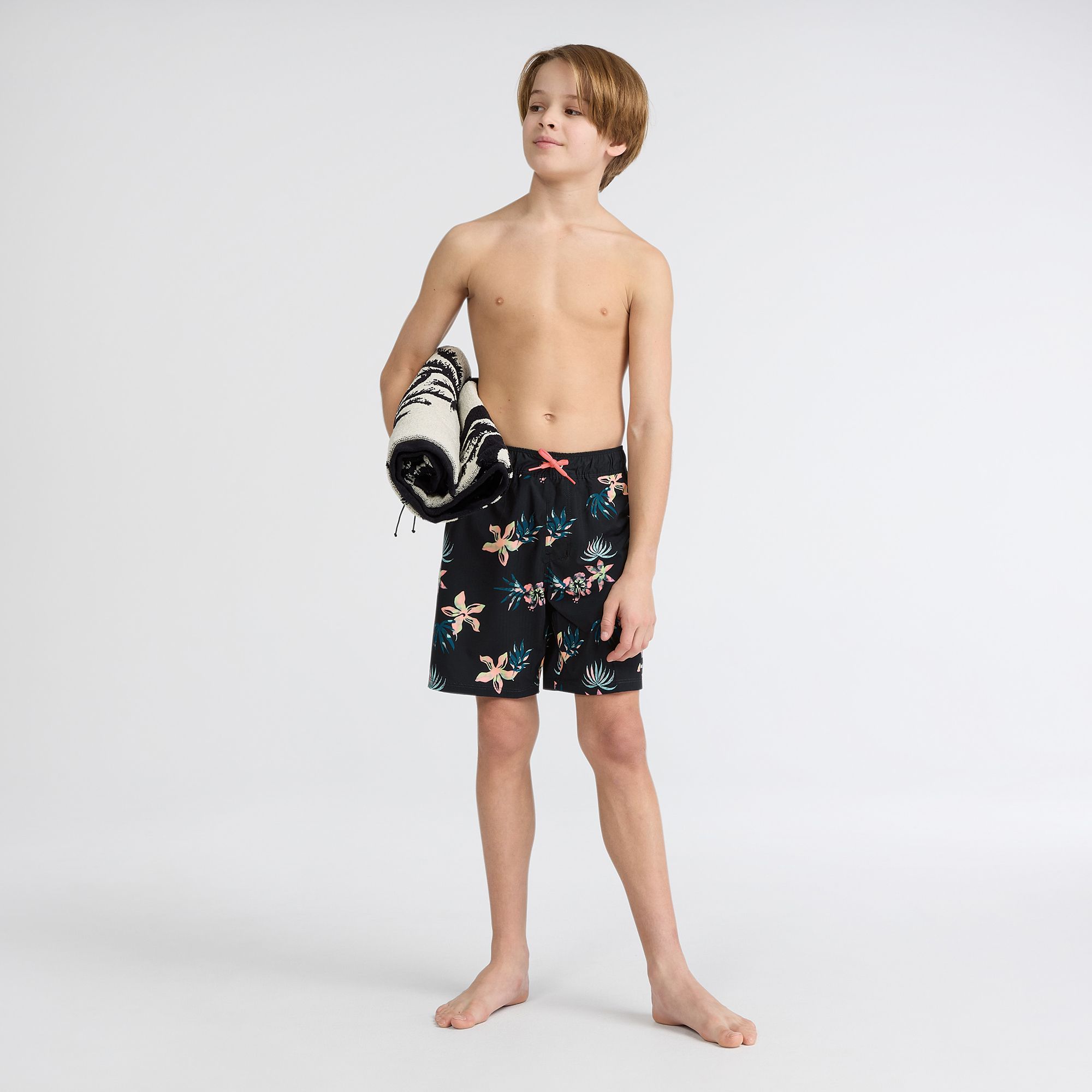 Hurley Boys' H2O-Dri Floral Pull-On Swim Shorts product image