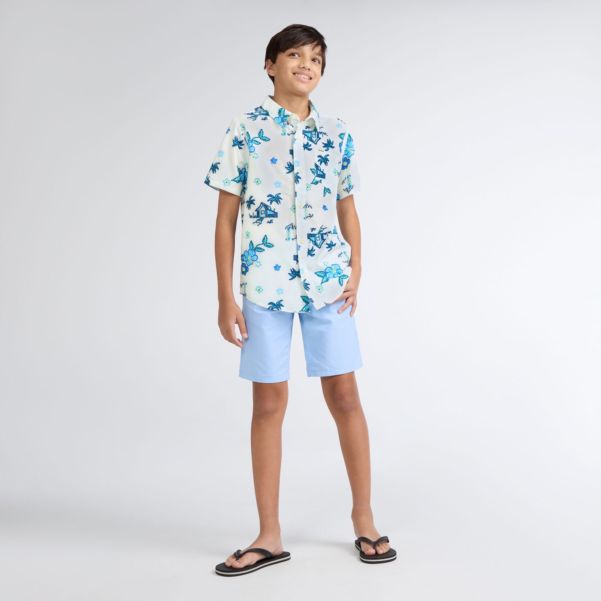 Hurley Boys' Printed Short-Sleeve Shirt product image