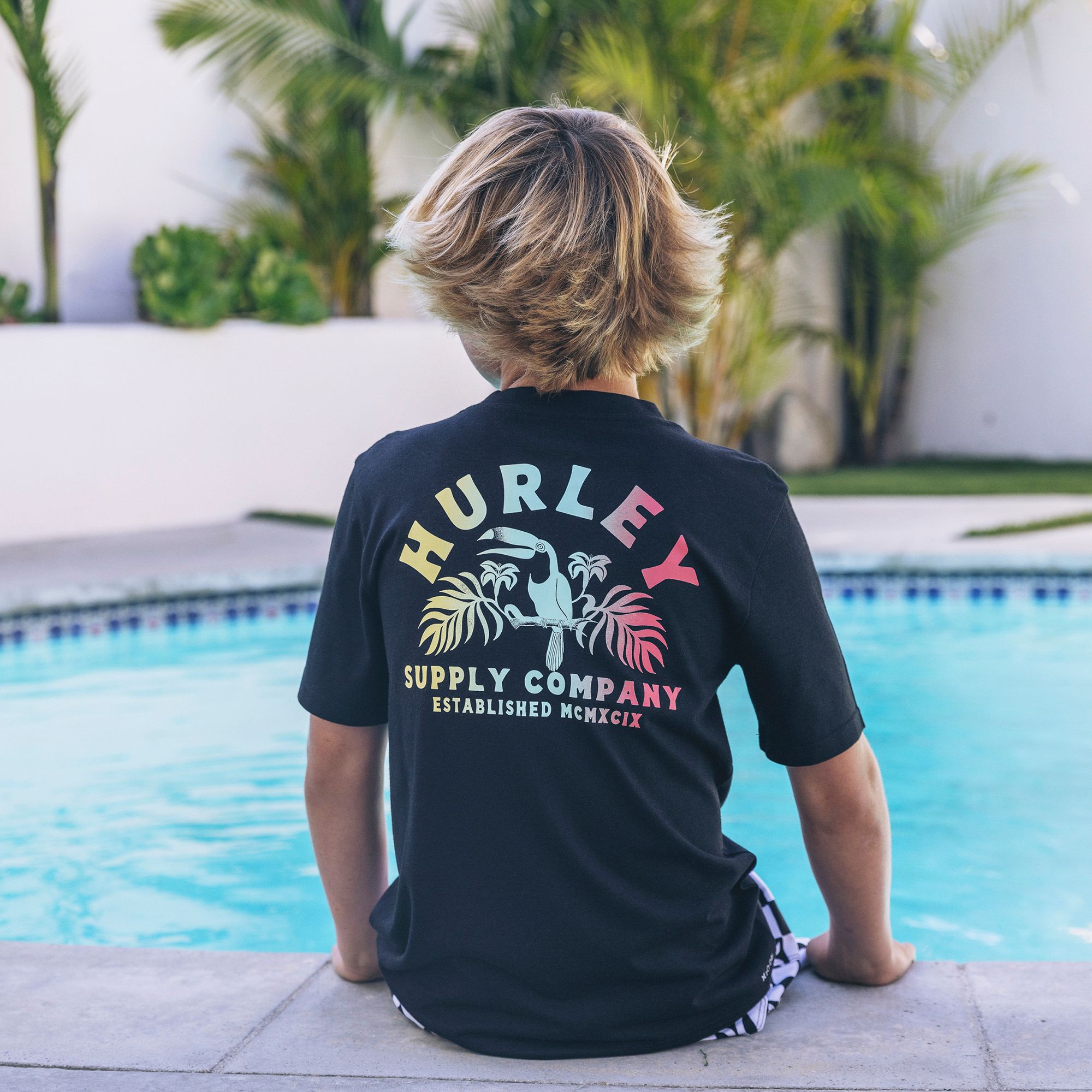 Hurley Boys' Toucan Poolside H2O-Dri Graphic Tee product image