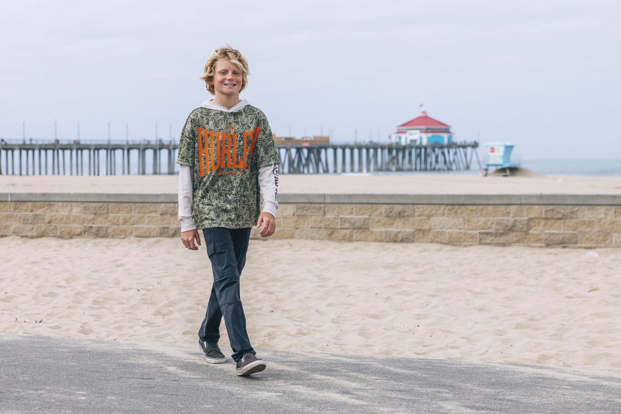 Hurley Boys' Mesh Twofer Graphic Top product image