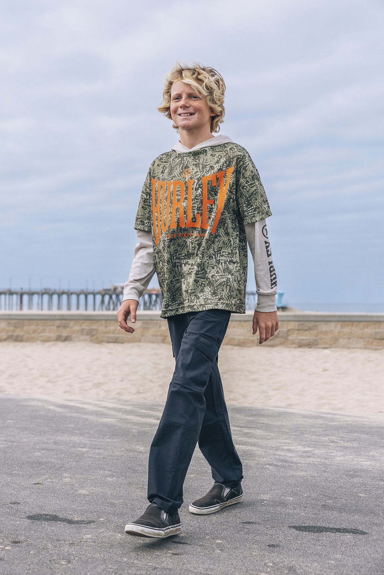 Hurley Boys' Mesh Twofer Graphic Top product image