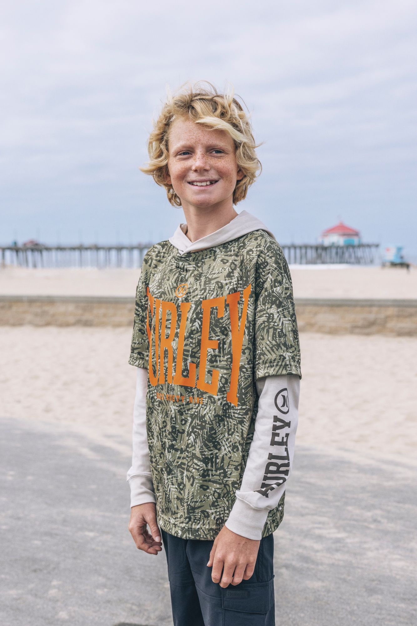 Hurley Boys' Mesh Twofer Graphic Top product image