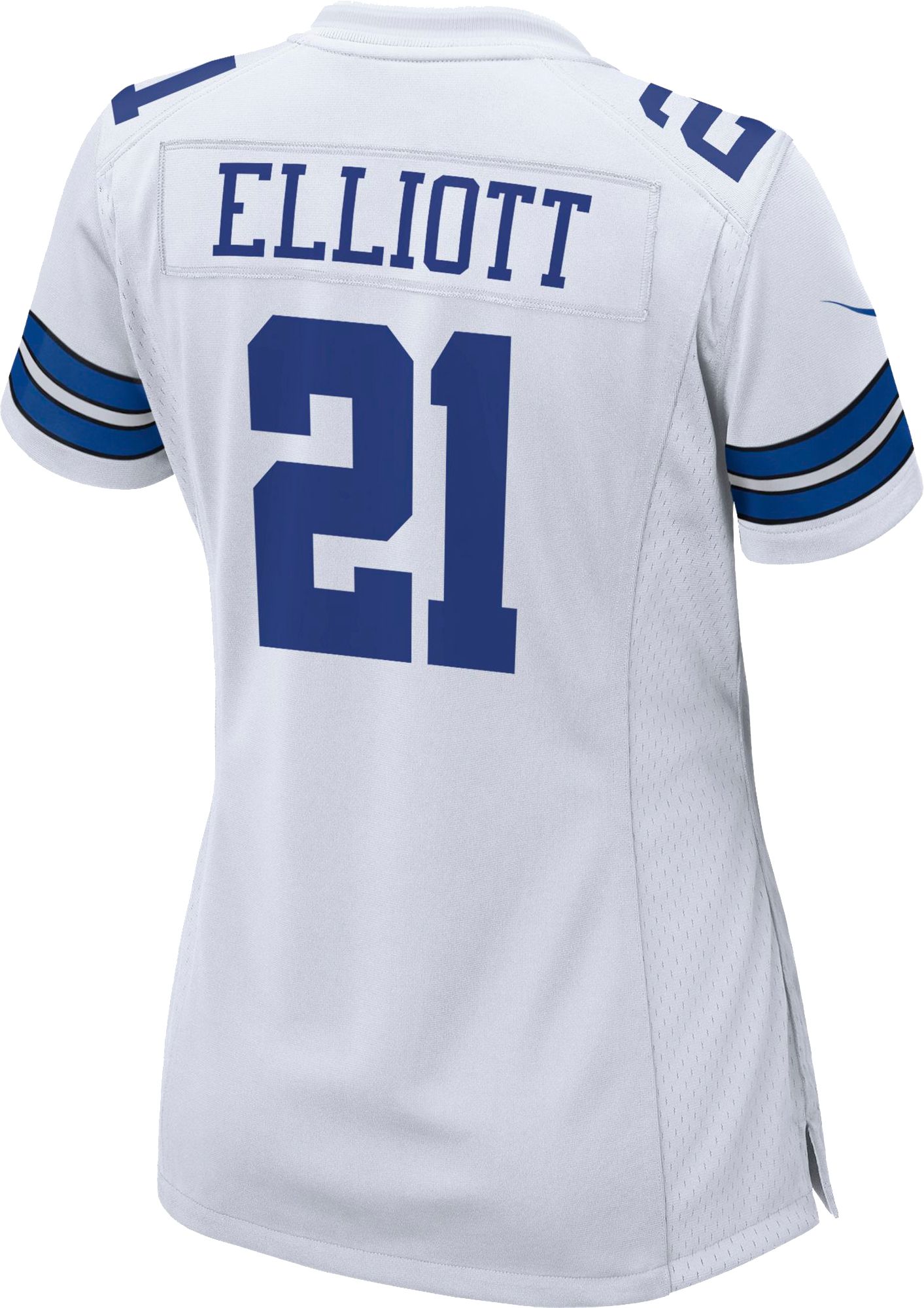 Nike Women's Dallas Cowboys Ezekiel Elliott #21 White Game Jersey product image