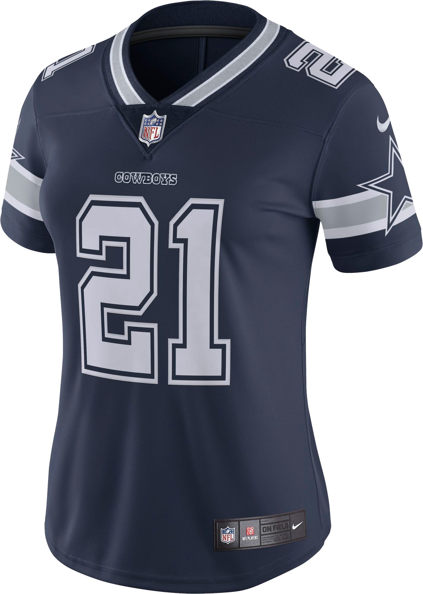 Nike Women's Dallas Cowboys Ezekiel Elliott #21 Navy Limited Jersey product image