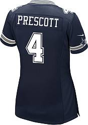 Nike Women's Dallas Cowboys Dak Prescott #4 Navy Game Jersey product image