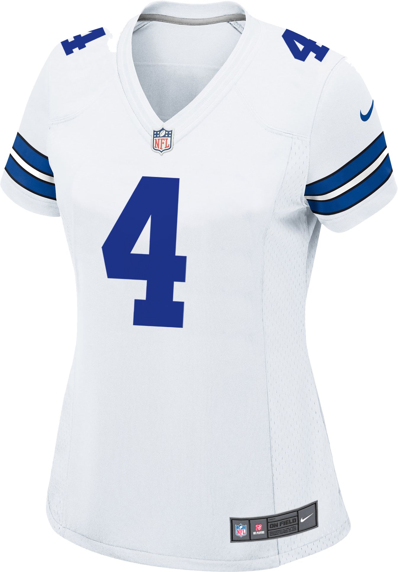 Nike Women's Dallas Cowboys Dak Prescott #4 White Game Jersey