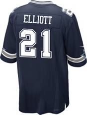 Nike Youth Dallas Cowboys Ezekiel Elliott #21 Navy Game Jersey product image