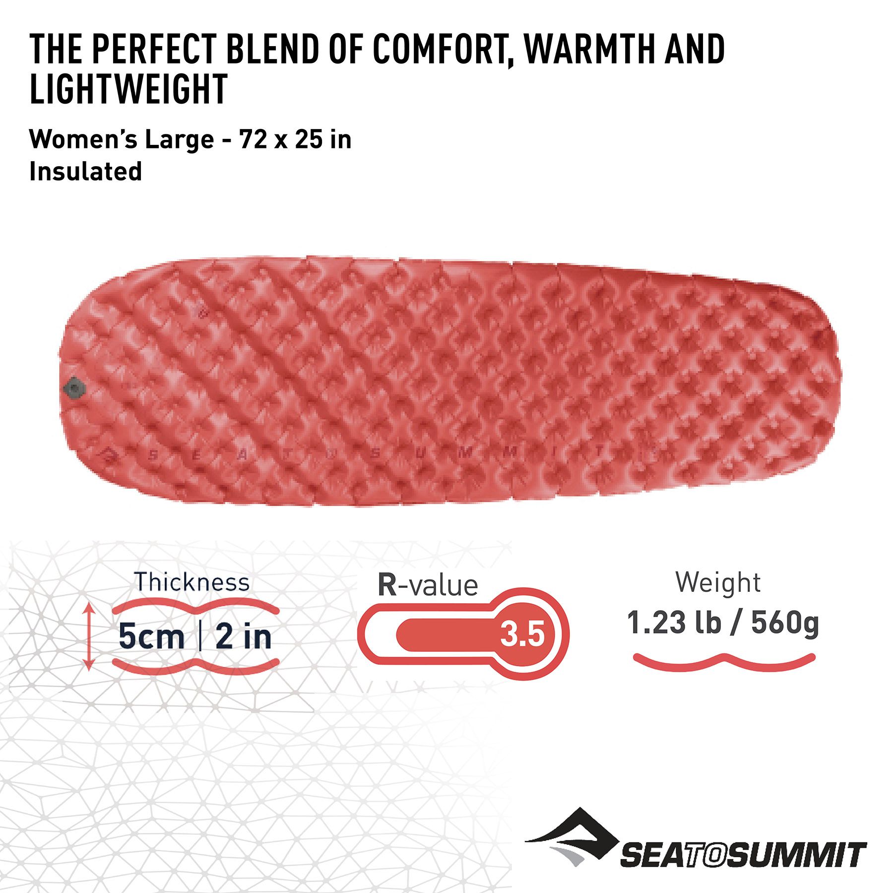 Sea to Summit Women's Large Ultralight Insulated Air Sleeping Mat product image