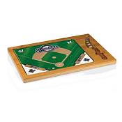 Picnic Time Milwaukee Brewers Glass Top Serving Board Set product image