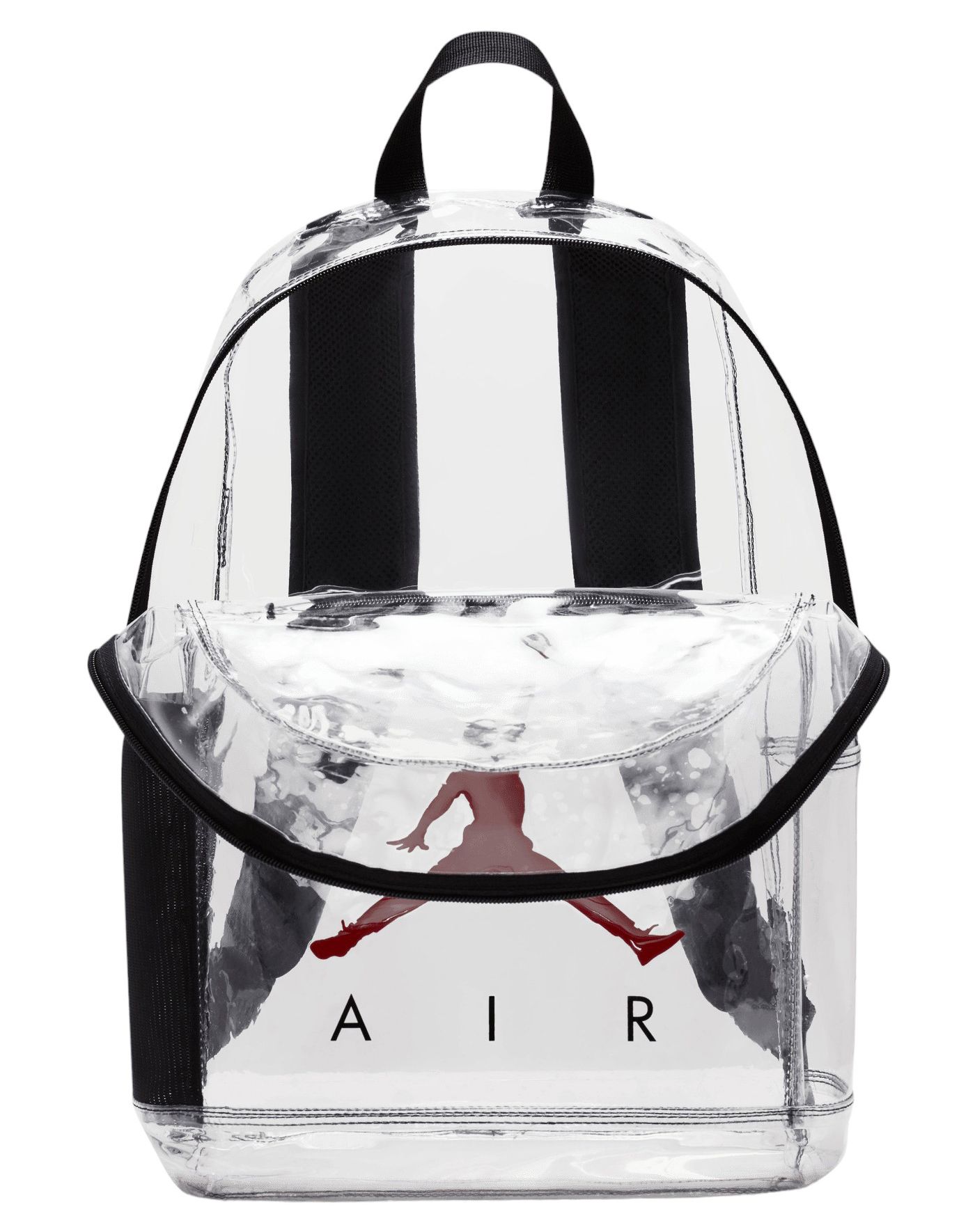 Clear jordan backpack deals