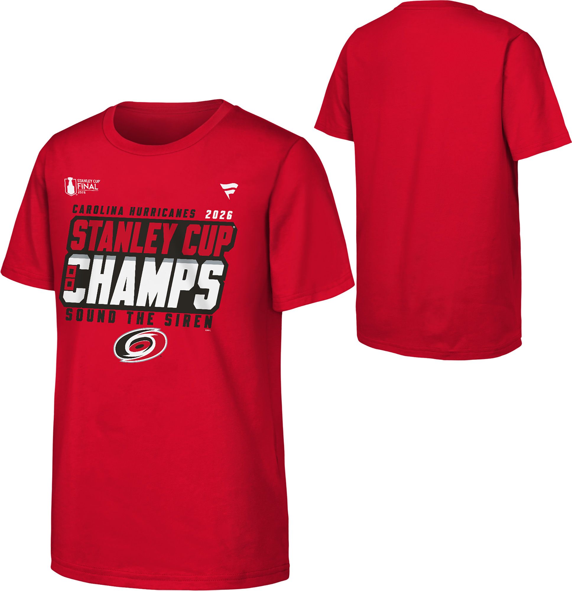 NHL Youth Carolina Hurricanes 2026 Stanley Cup Champions Hometown T-Shirt product image