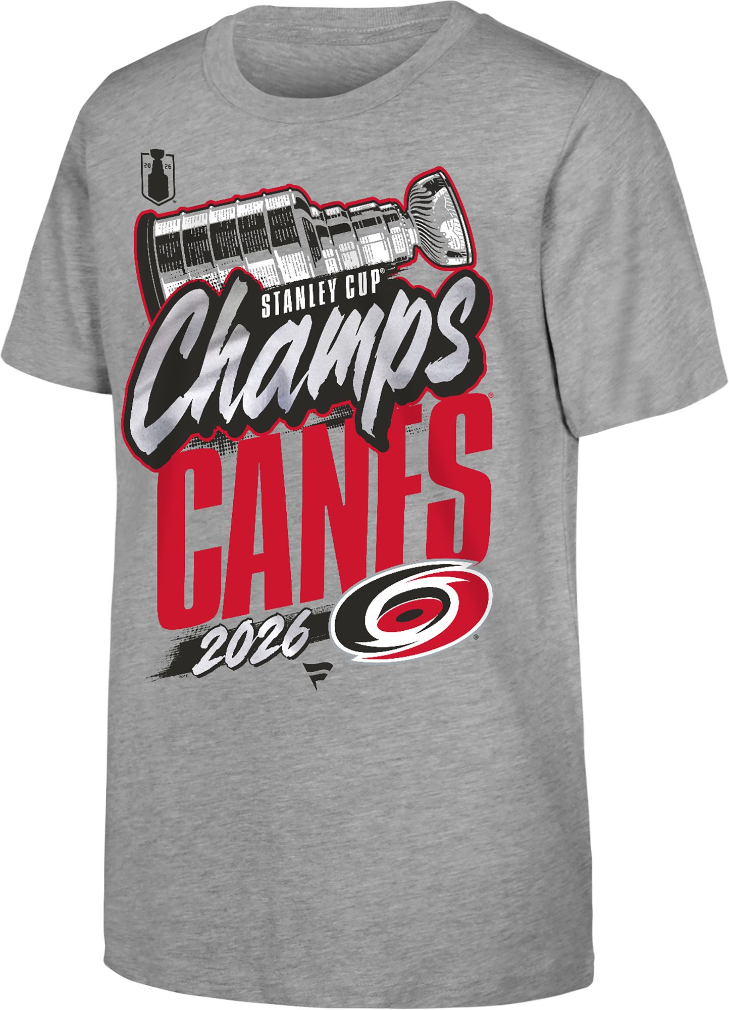 NHL Youth Carolina Hurricanes 2026 Stanley Cup Champions Locker Room 2-Hit T-Shirt product image