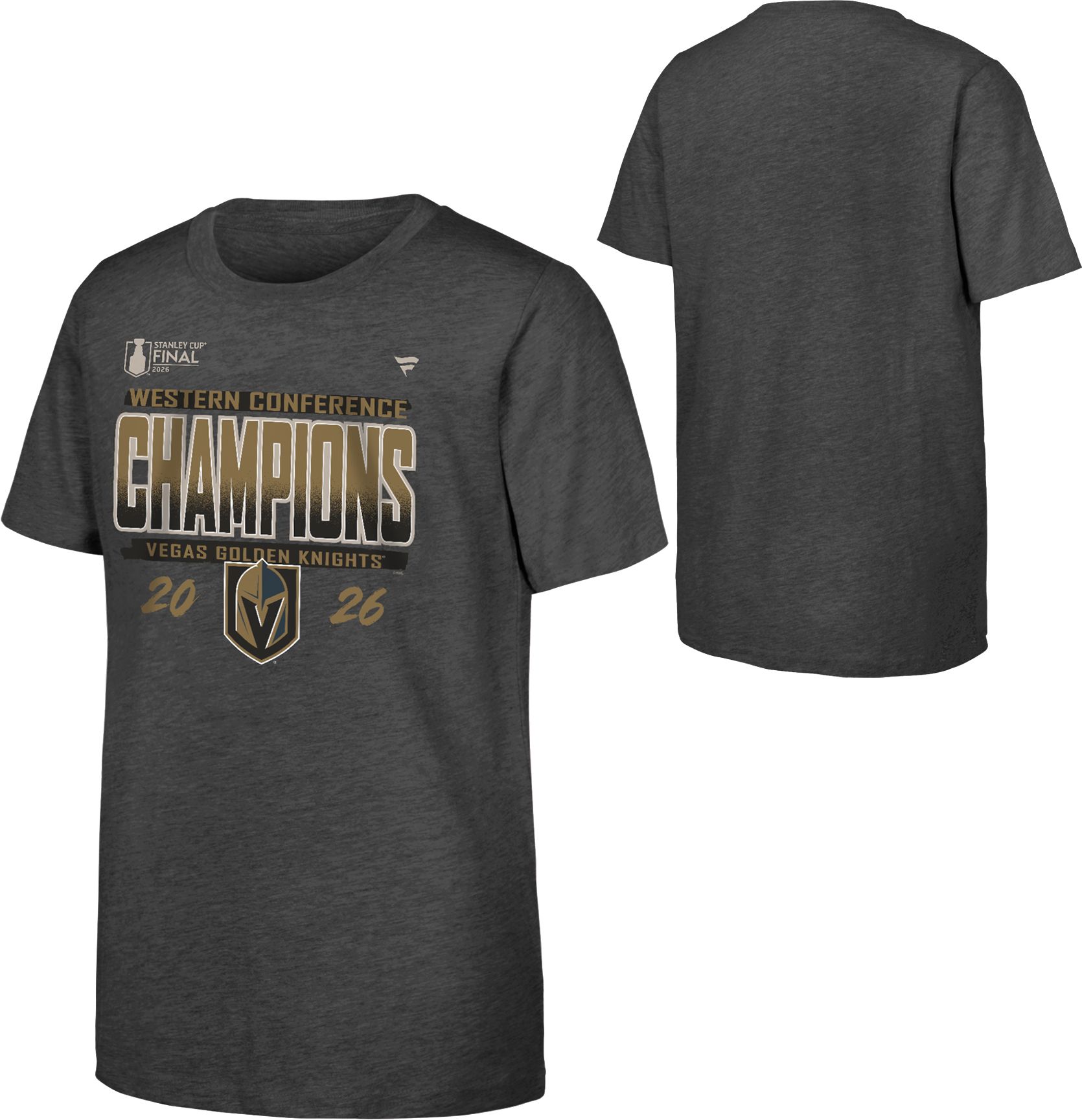 NHL Youth Vegas Golden Knights 2026 Western Conference Champions Locker Room T-Shirt product image