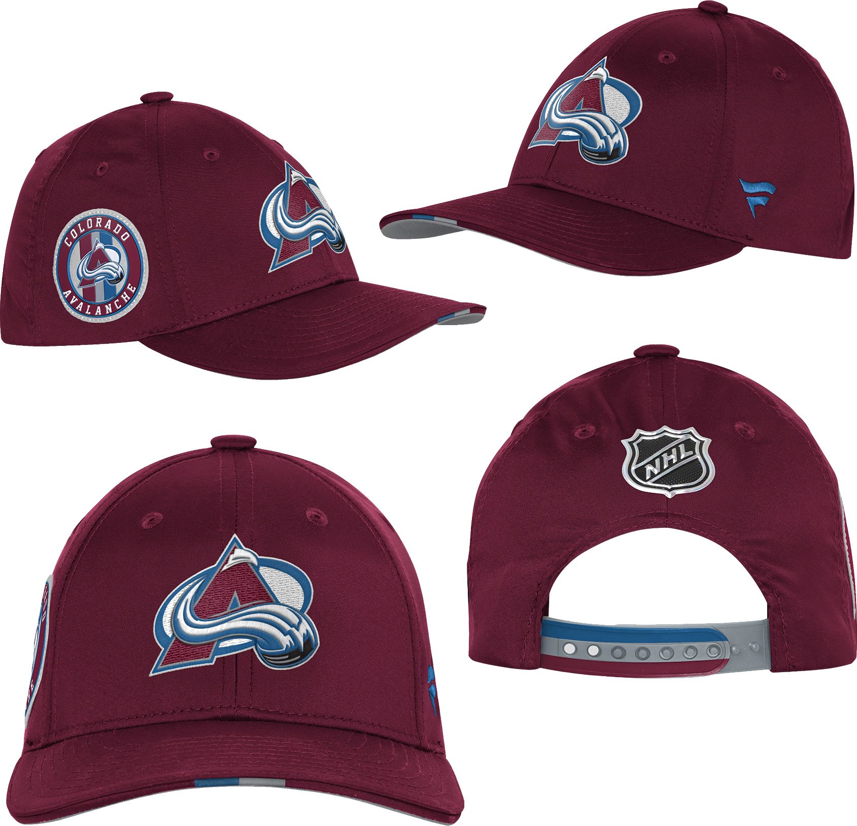 NHL Youth Colorado Avalanche Black 2025 Draft Podium Adjustable Hat product image