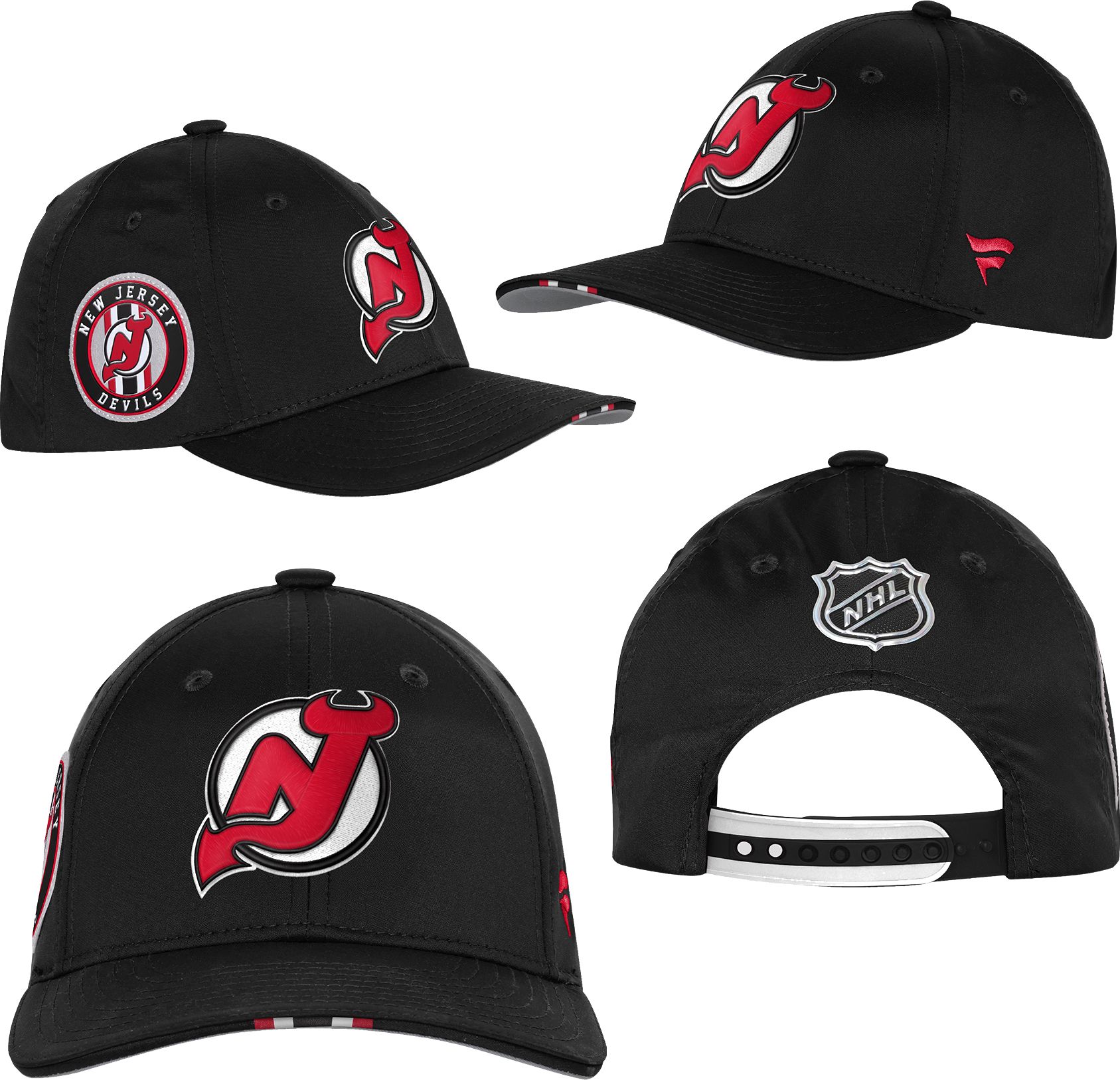 NHL Youth New Jersey Devils Black 2025 Draft Podium Adjustable Hat product image