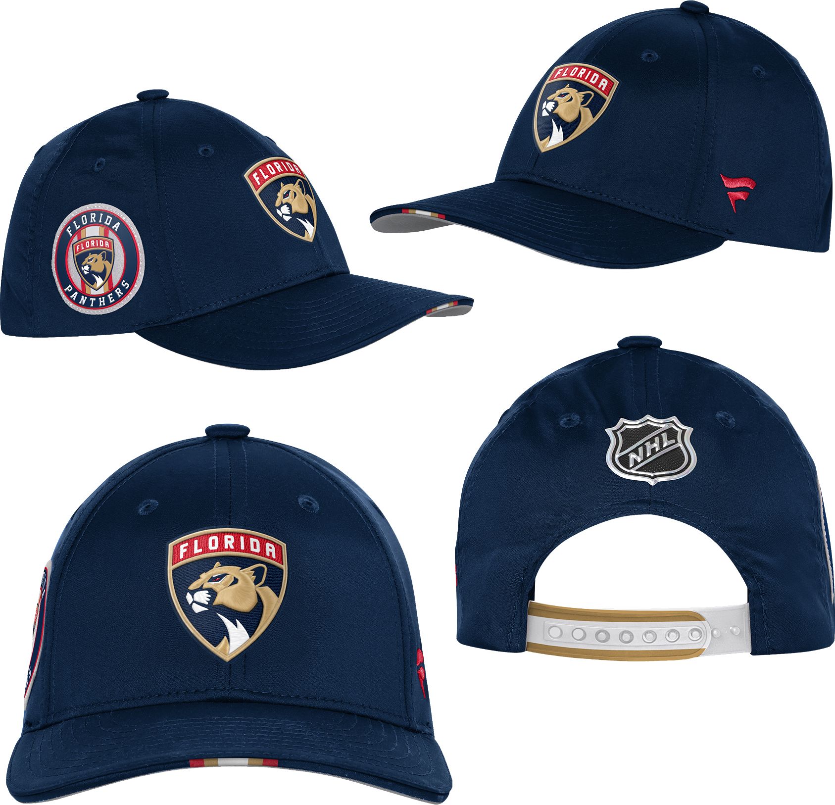 NHL Youth Florida Panthers Black 2025 Draft Podium Adjustable Hat product image