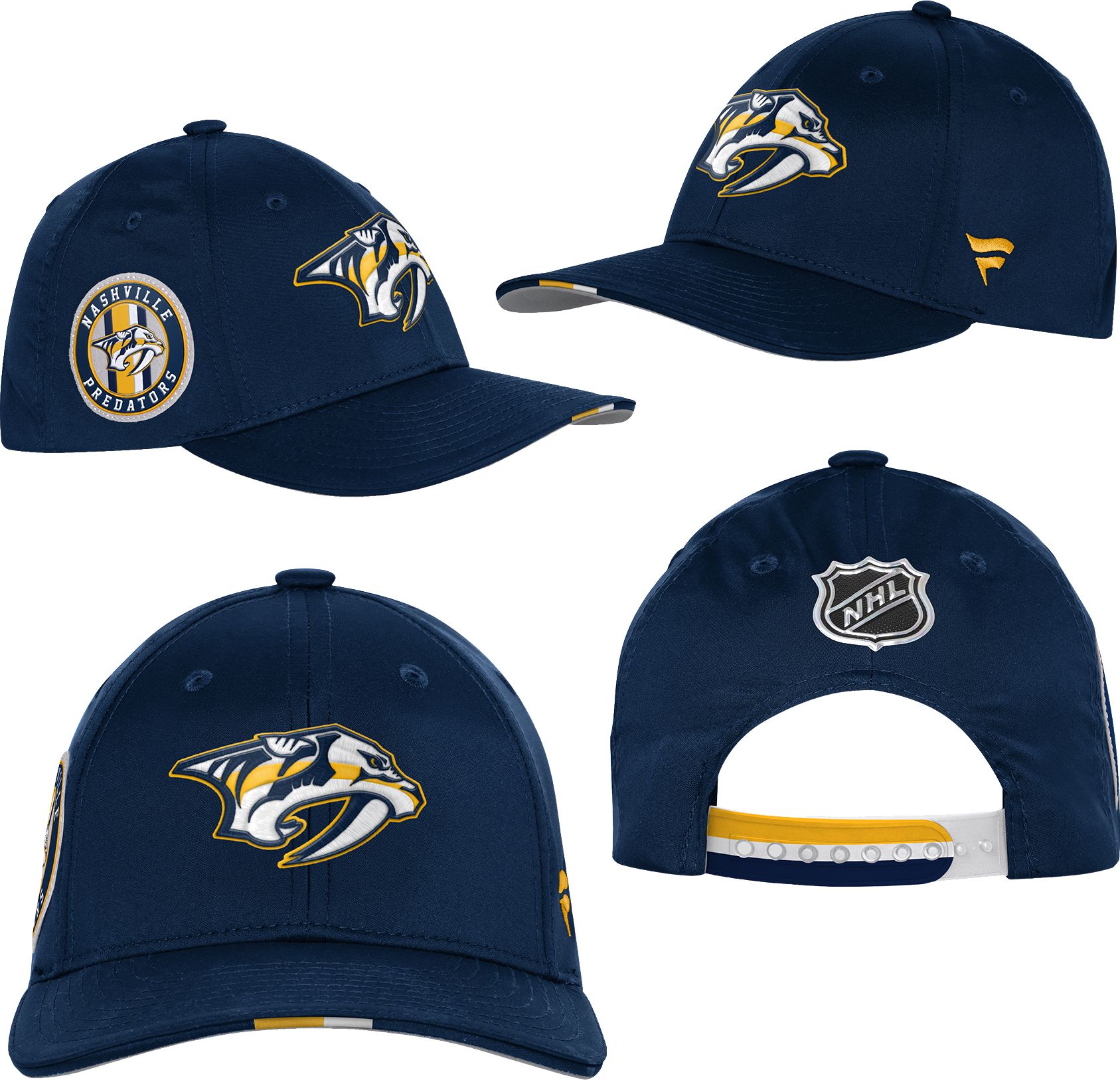 NHL Youth Nashville Predators Black 2025 Draft Podium Adjustable Hat product image