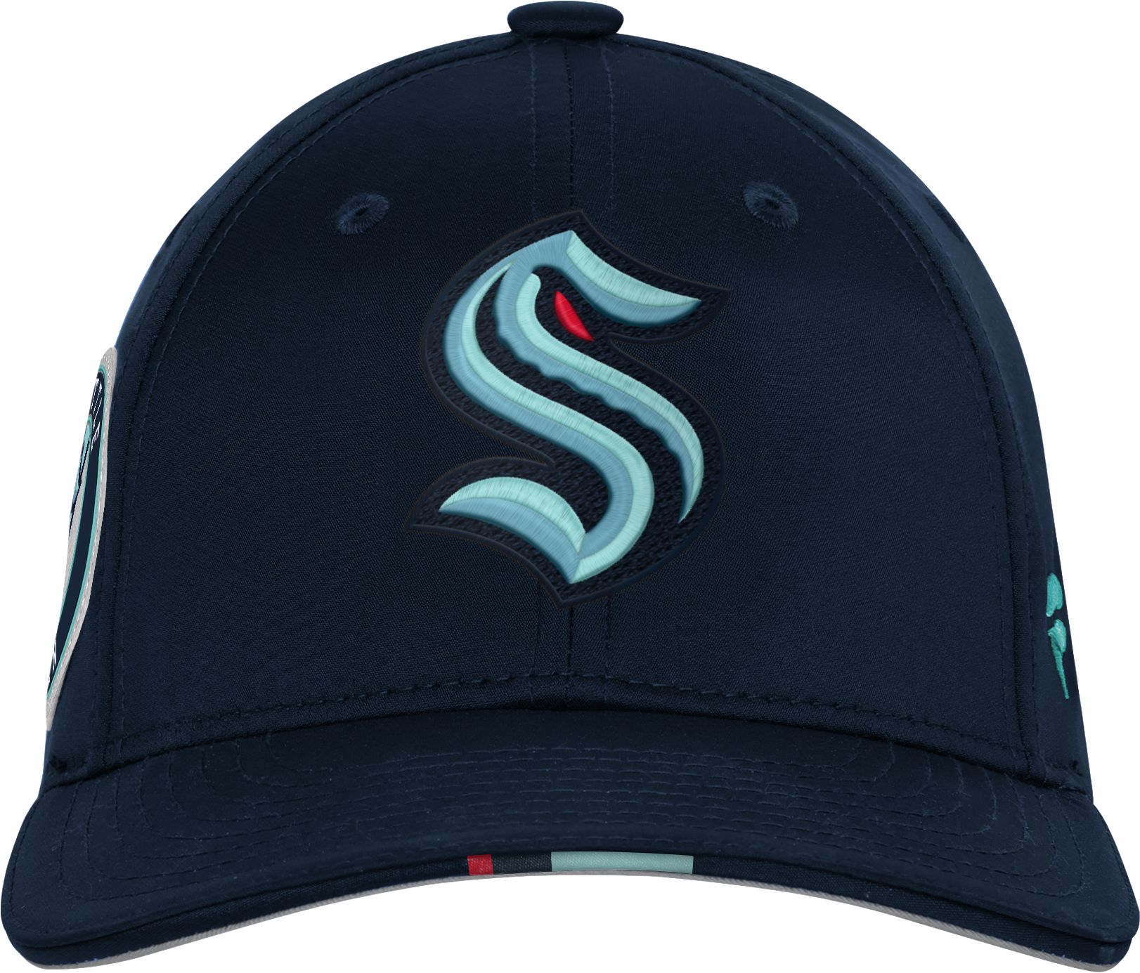NHL Youth Seattle Kraken Black 2025 Draft Podium Adjustable Hat product image