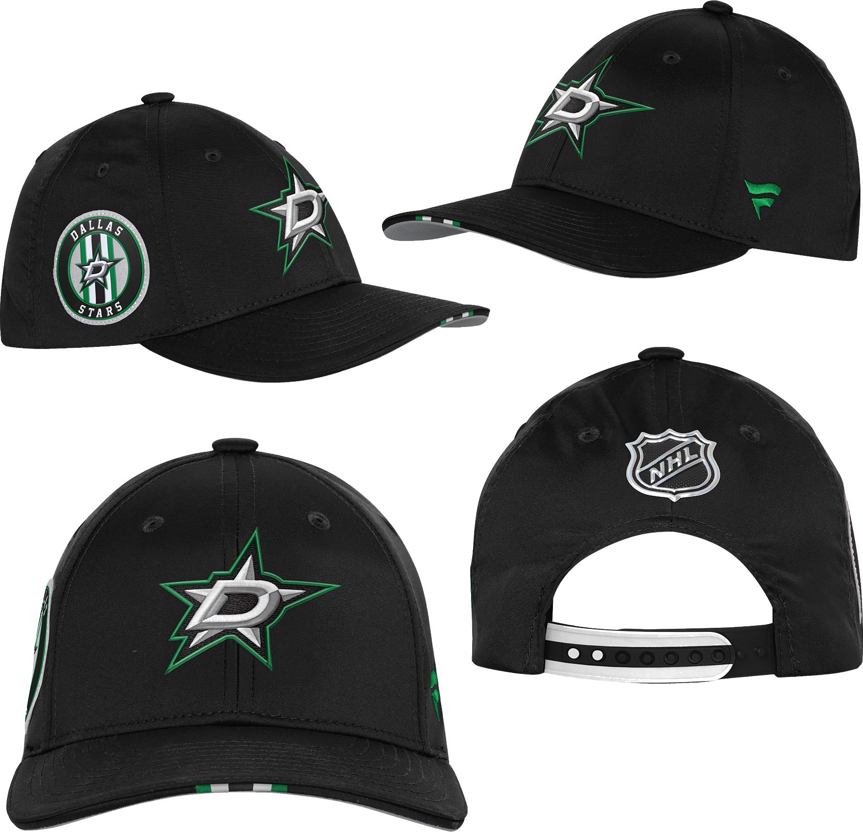 NHL Youth Dallas Stars Black 2025 Draft Podium Adjustable Hat product image