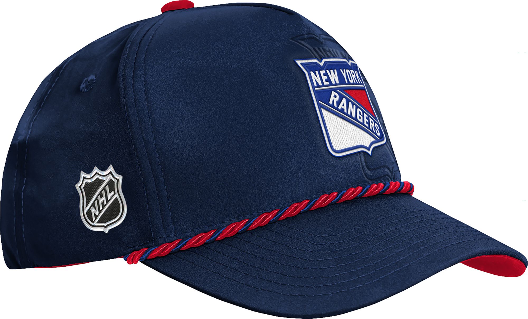 NHL Youth New York Rangers Navy 2026 Draft Podium Adjustable Hat