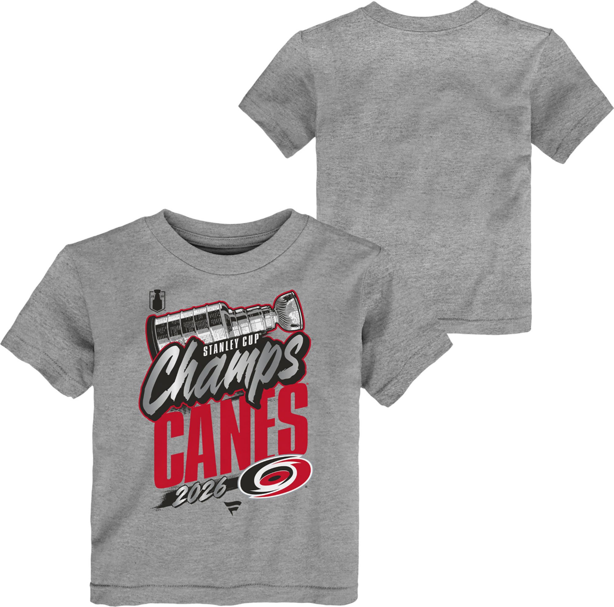 NHL Toddler Carolina Hurricanes 2026 Stanley Cup Champions Locker Room T-Shirt product image