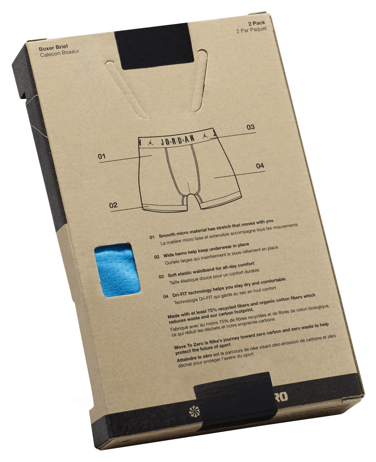 Jordan Boys' Flight Poly Mesh Jersey Boxer Briefs - 2 Pack product image