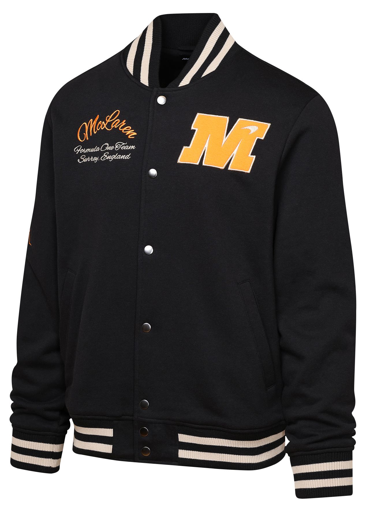Mitchell & Ness Men's F1 McLaren Black Varsity Jacket product image