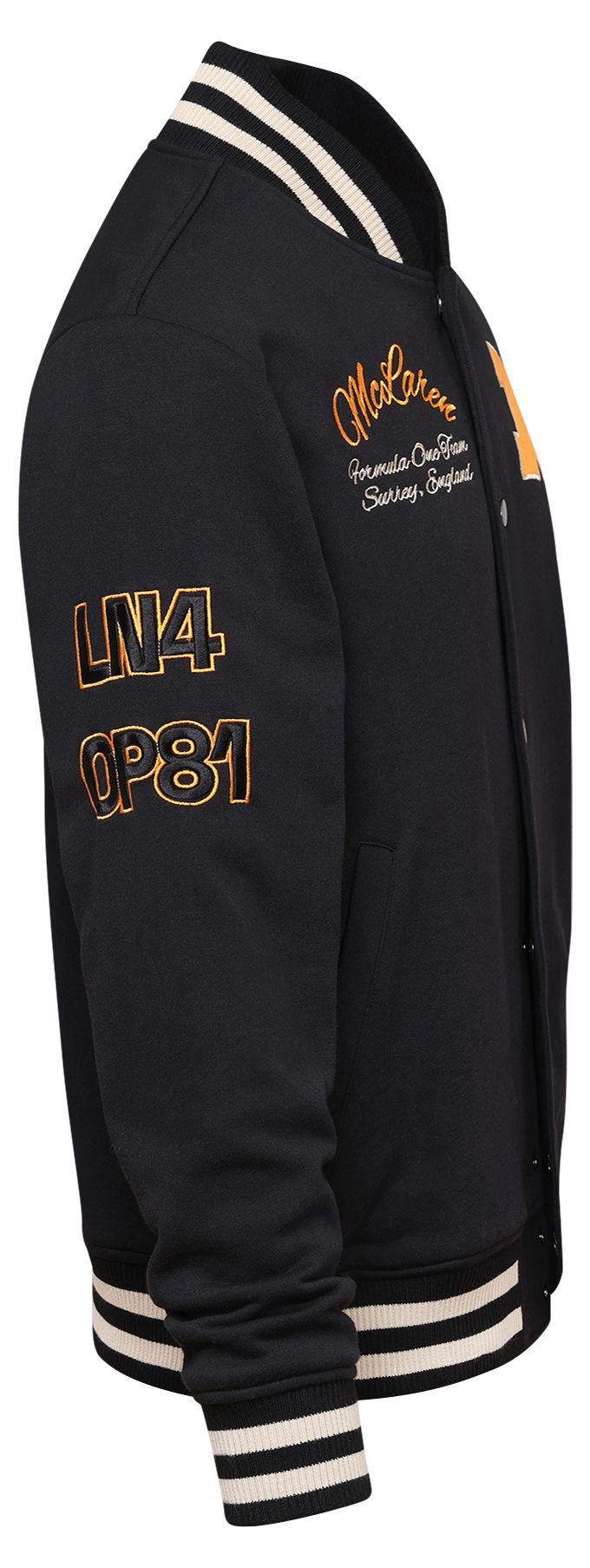 Mitchell & Ness Men's F1 McLaren Black Varsity Jacket product image