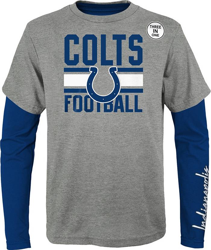 NFL Team Apparel Boys' Indianapolis Colts Fan Fave 3-In-1 T-Shirt