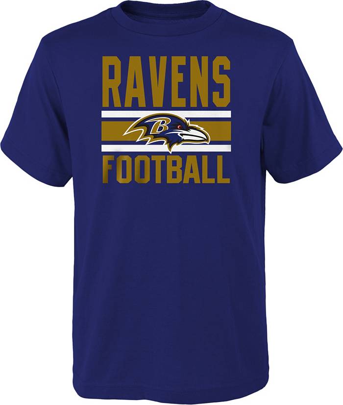 NFL Team Apparel Boys' Baltimore Ravens Fan Fave 3-In-1 T-Shirt