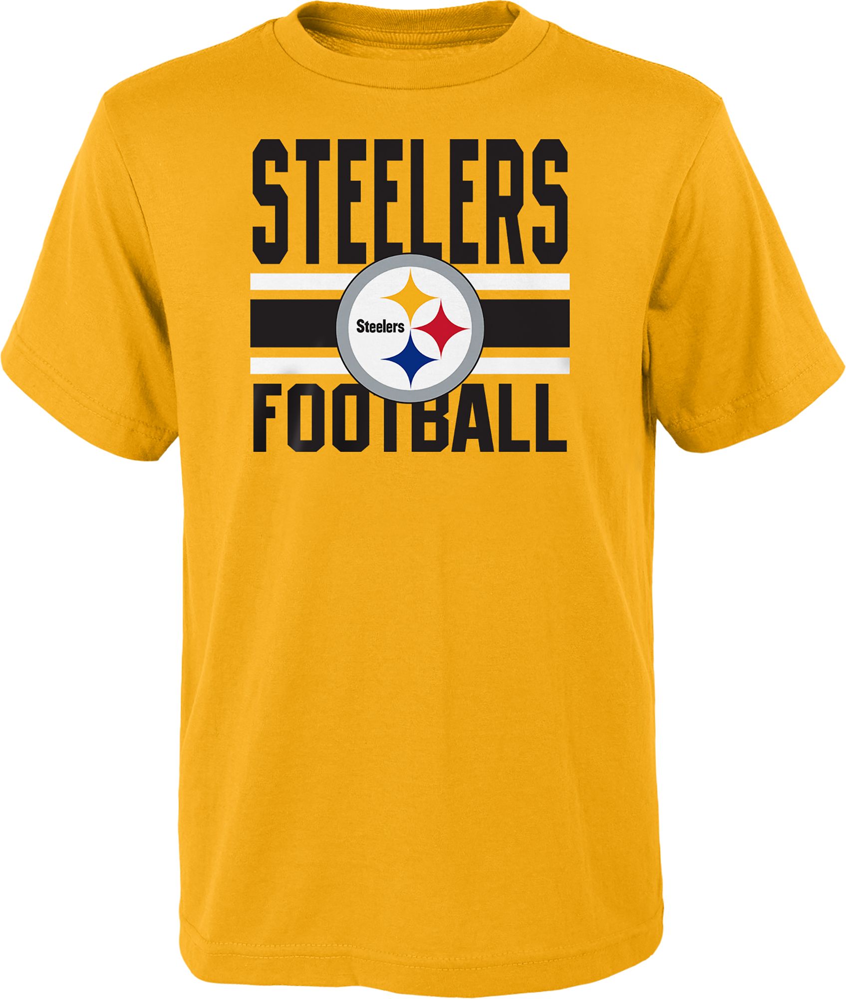 NFL Team Apparel Boys' Pittsburgh Steelers Fan Fave 3-In-1 T-Shirt