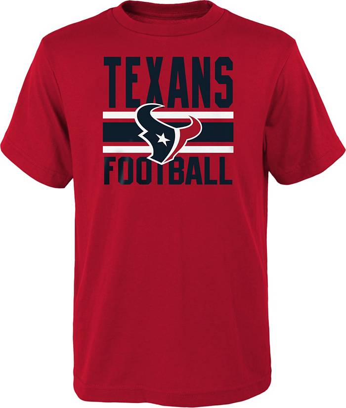 Dick's Sporting Goods NFL Team Apparel Youth Houston Texans Cross Pattern  Navy T-Shirt