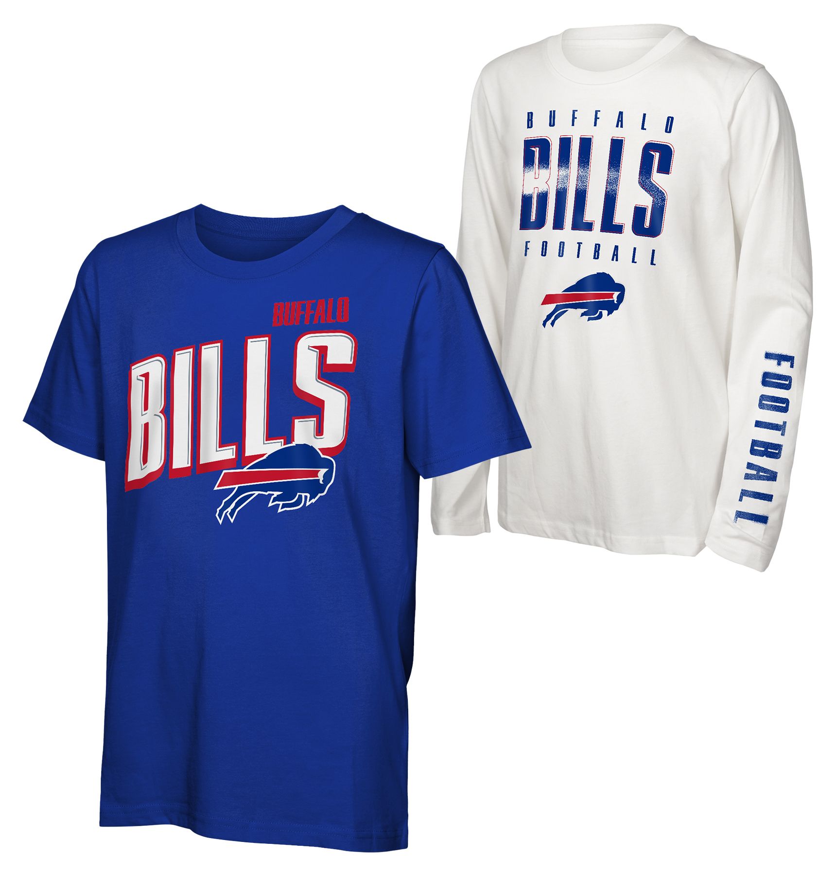 NFL Team Apparel Boys' Buffalo Bills Blue Mix 3-in-1 T-Shirt Set product image