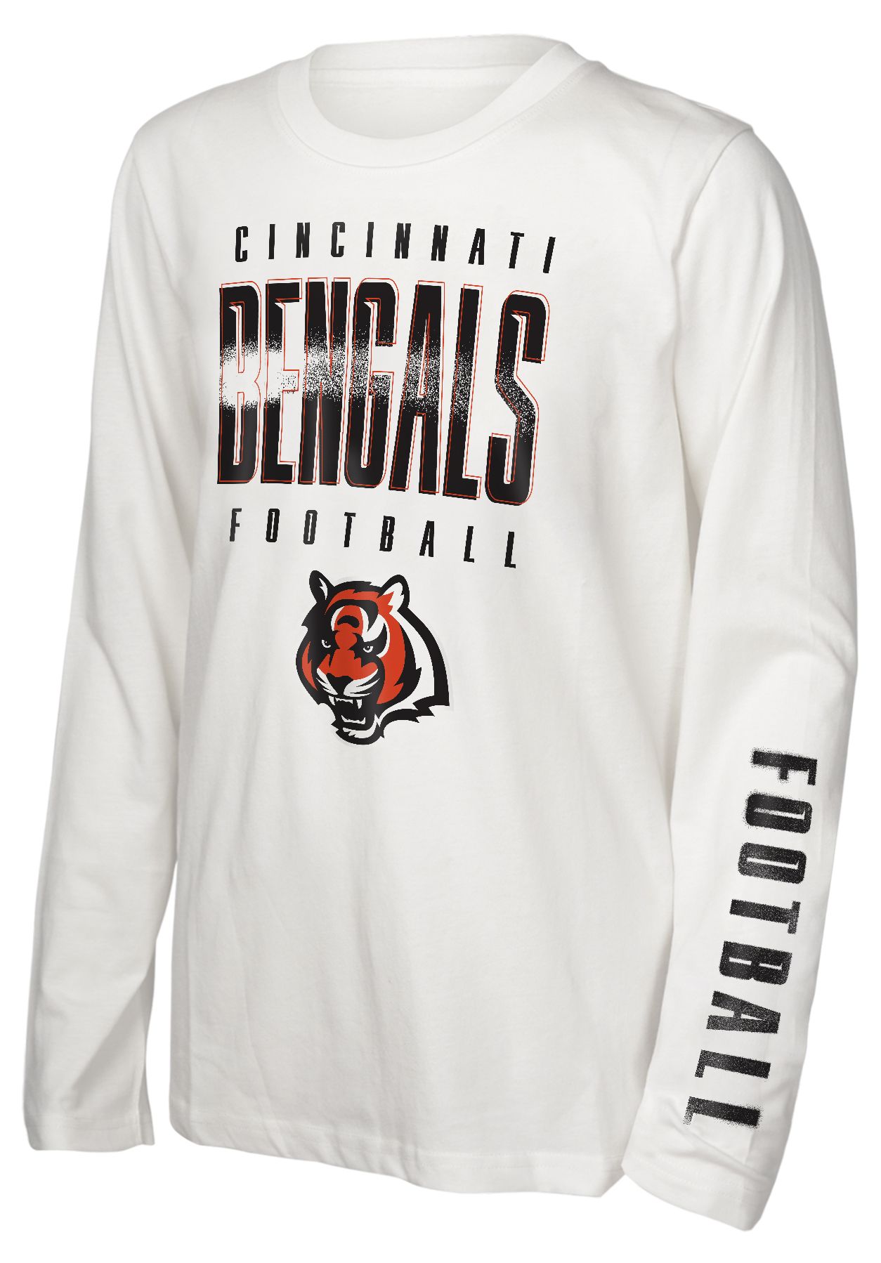 NFL Team Apparel Boys' Cincinnati Bengals Black '3 In 1' Long Sleeve T-Shirt product image