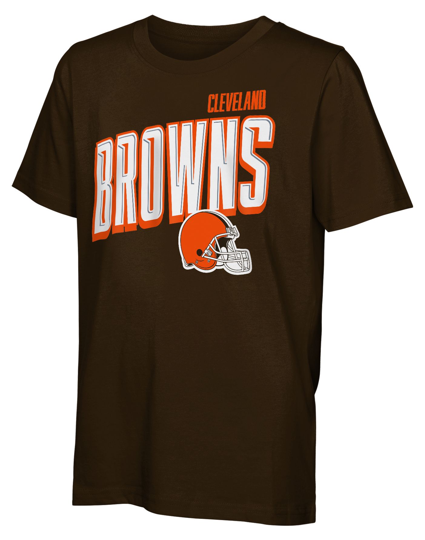 NFL Team Apparel Boys' Cleveland Browns Brown '3 In 1' Long Sleeve T-Shirt product image