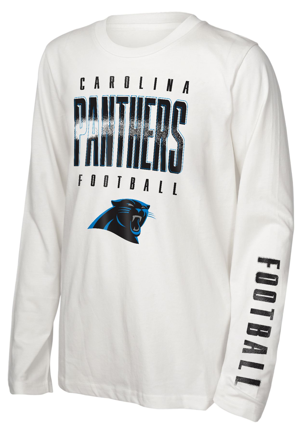 NFL Team Apparel Boys' Carolina Panthers Black '3 In 1' Long Sleeve T-Shirt product image