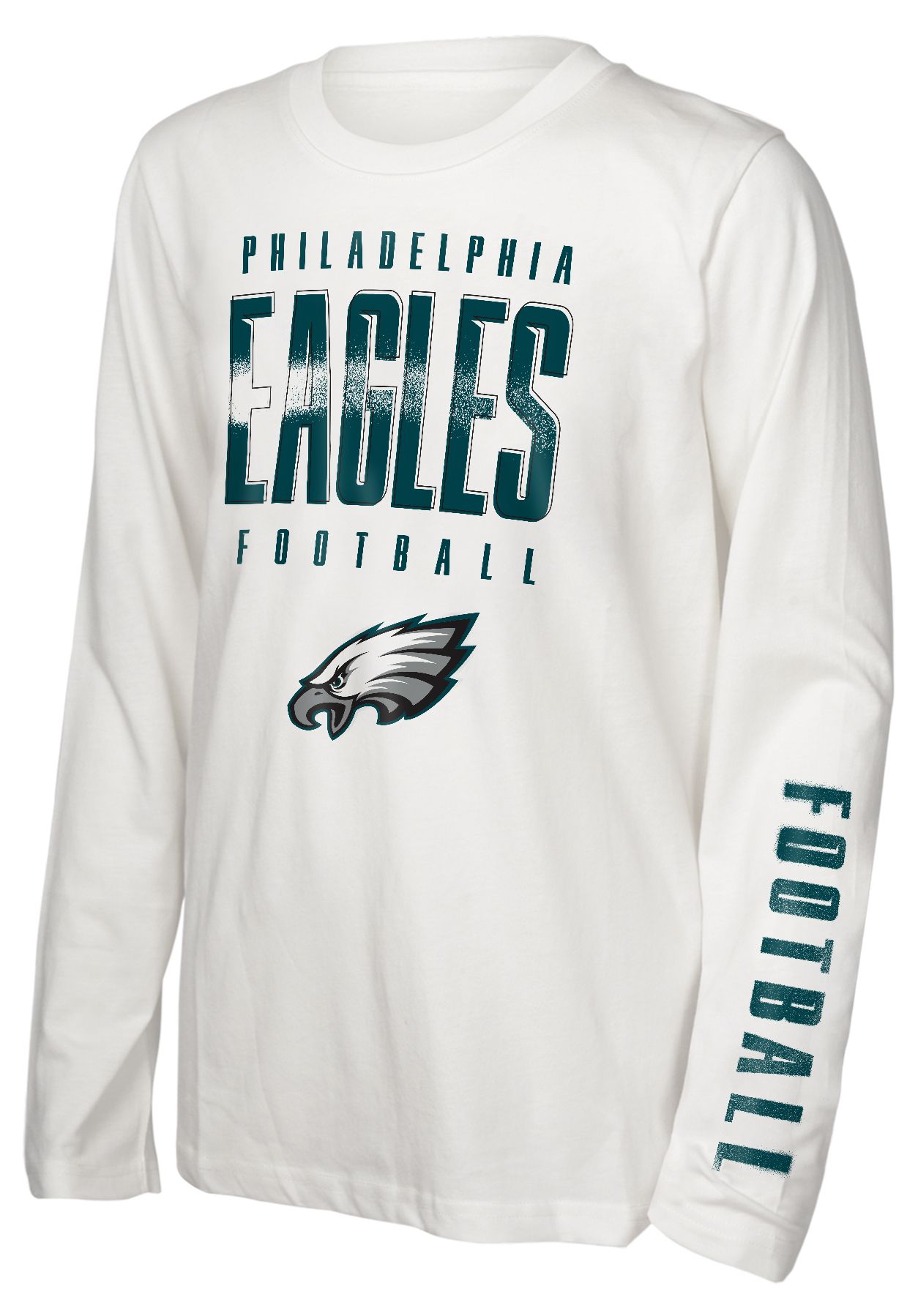 NFL Team Apparel Boys' Philadelphia Eagles Green '3 In 1' Long Sleeve T-Shirt product image