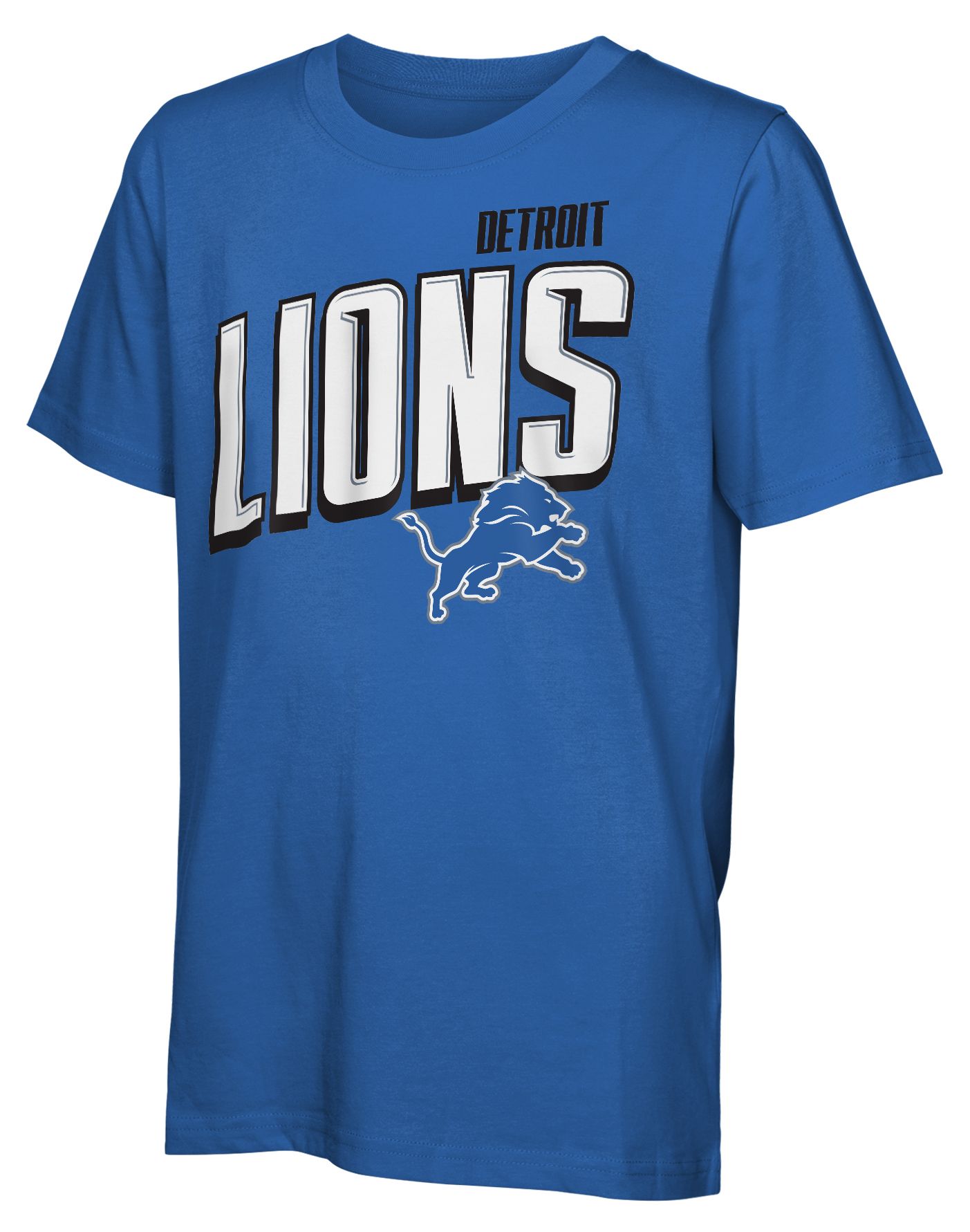 NFL Team Apparel Boys' Detroit Lions Blue '3 In 1' Long Sleeve T-Shirt product image