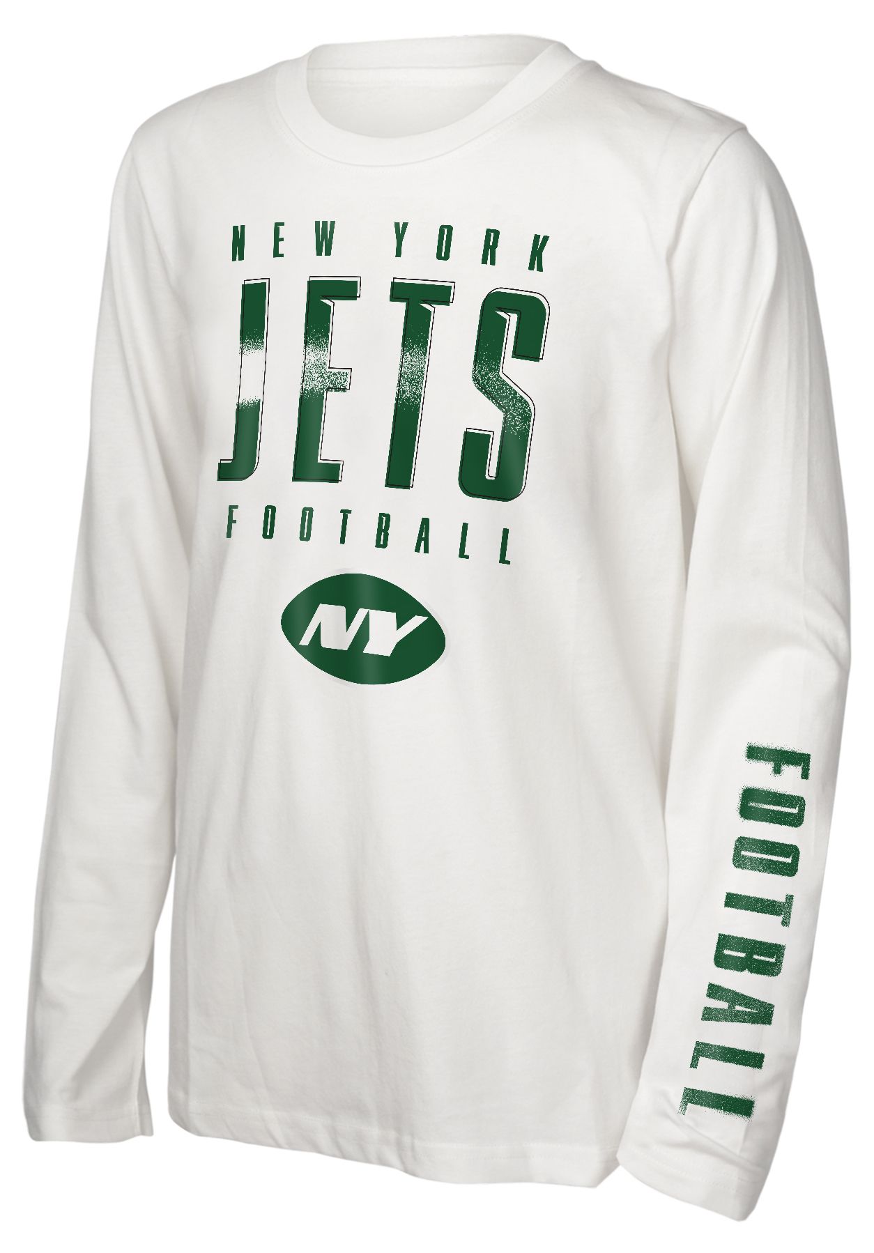 NFL Team Apparel Boys' New York Jets Green '3 In 1' Long Sleeve T-Shirt product image