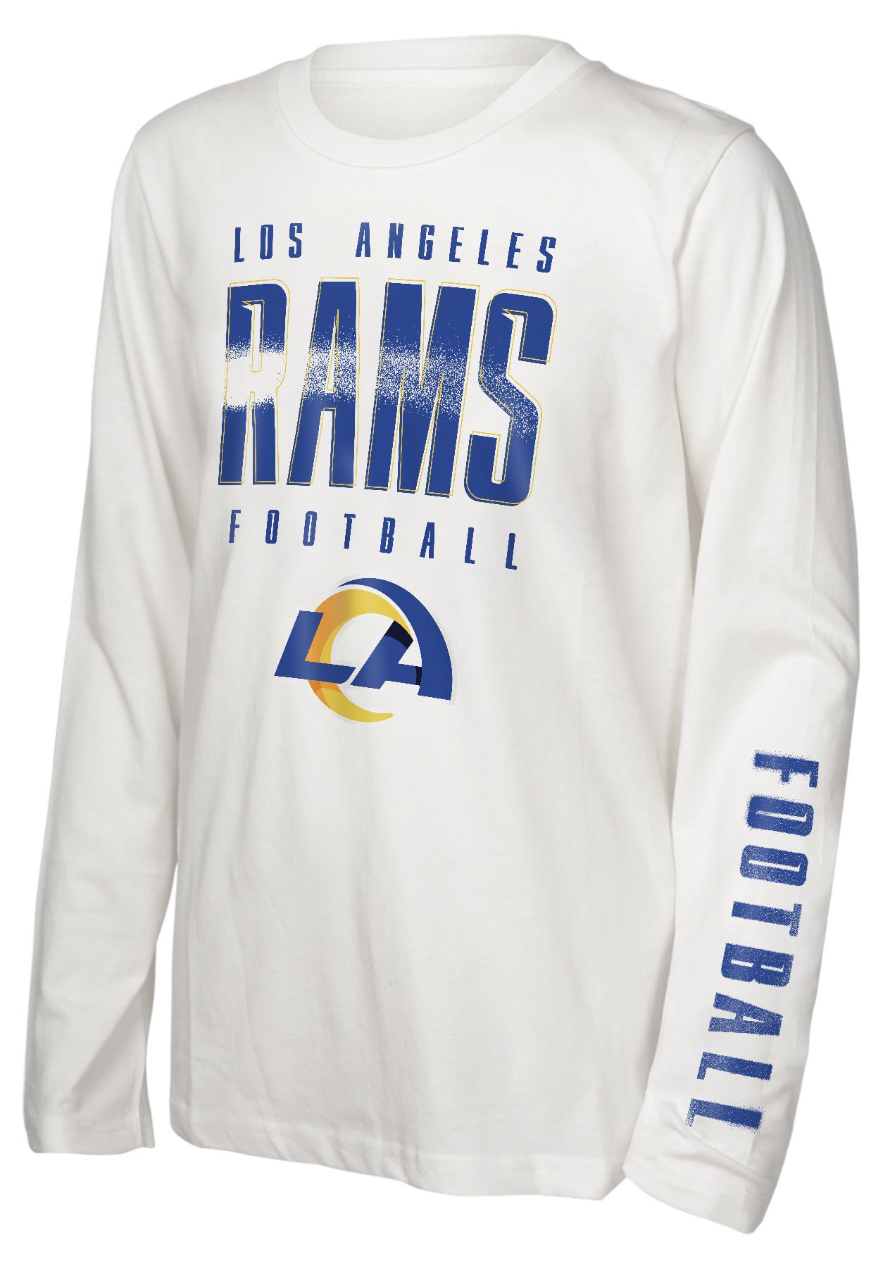 NFL Team Apparel Boys' Los Angeles Rams Blue '3 In 1' Long Sleeve T-Shirt product image