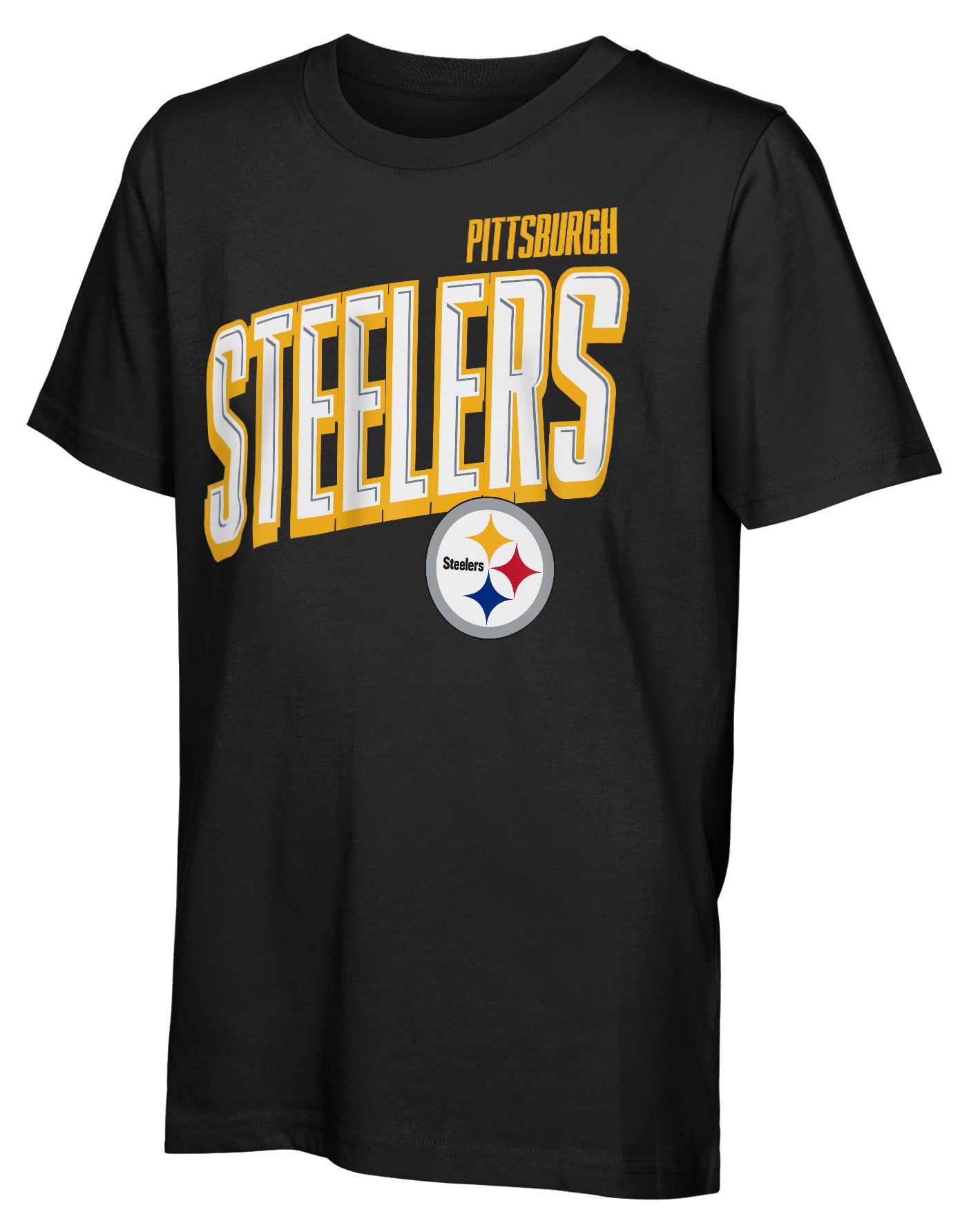 NFL Team Apparel Boys' Pittsburgh Steelers Black Mix 3-in-1 T-Shirt Set product image