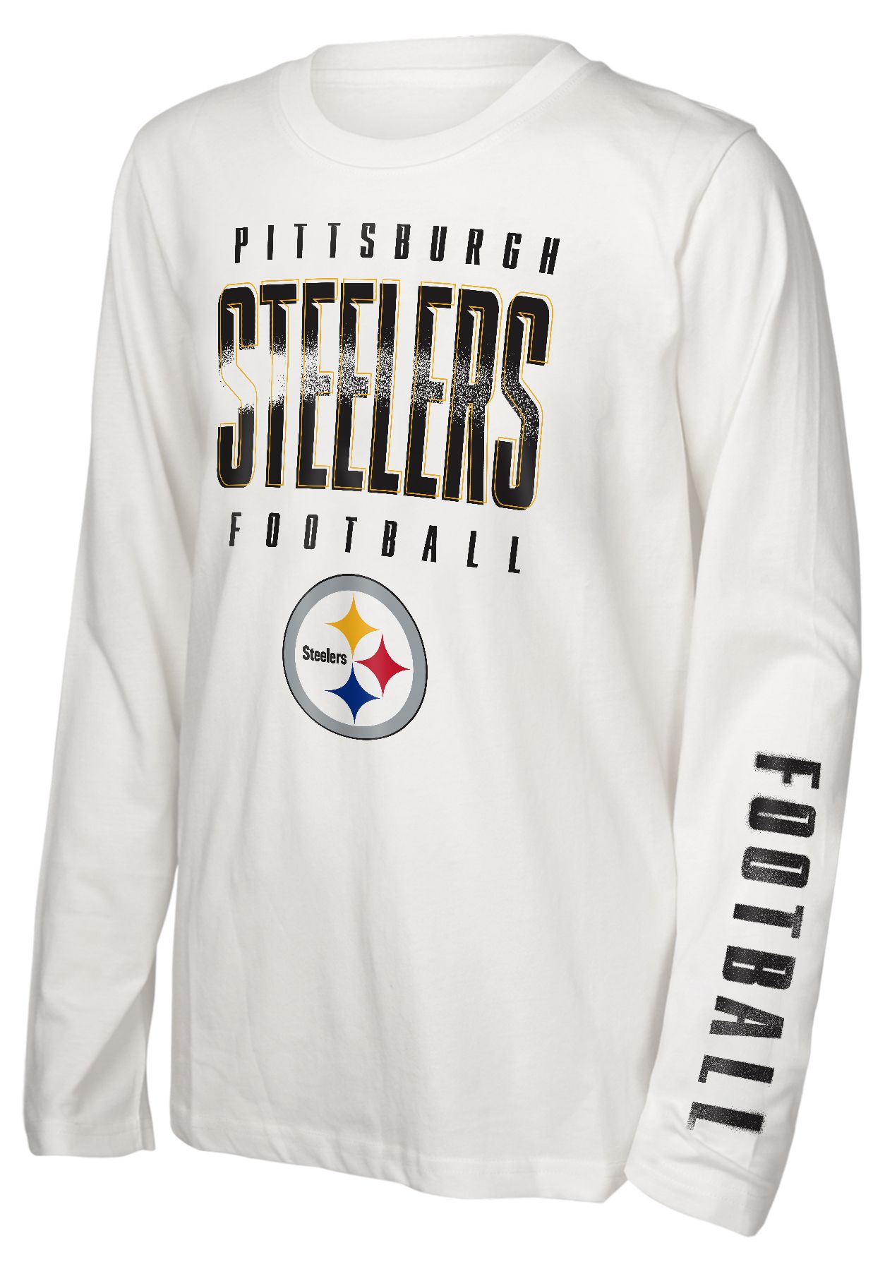 NFL Team Apparel Boys' Pittsburgh Steelers Black Mix 3-in-1 T-Shirt Set product image