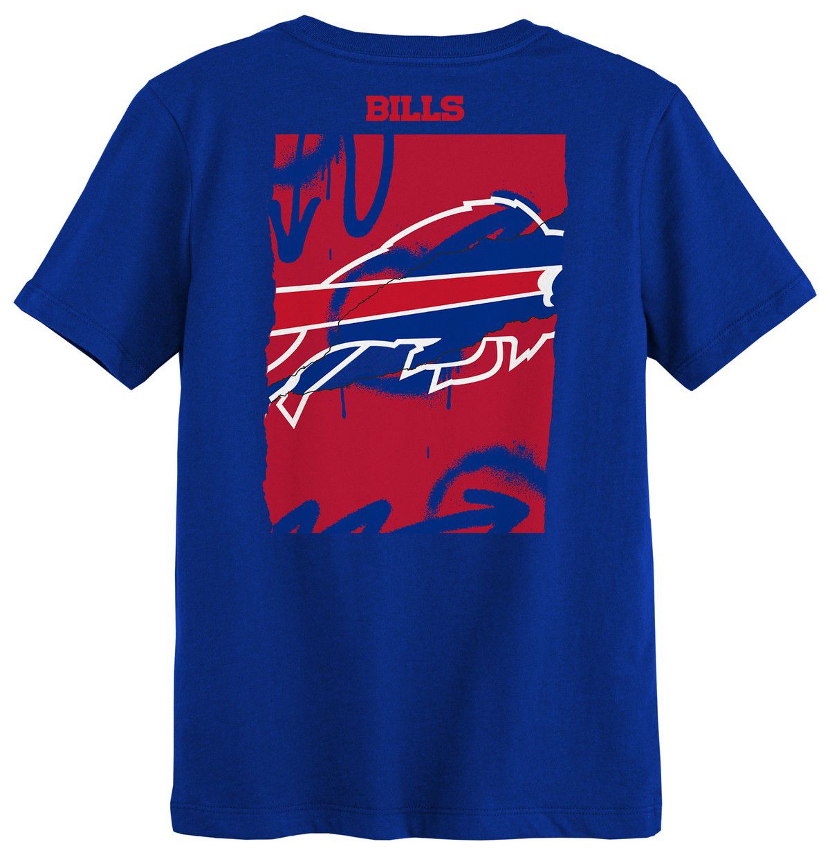 NFL Team Apparel Boys' Buffalo Bills Royal 4-7 Posterize Short Sleeve T-Shirt product image