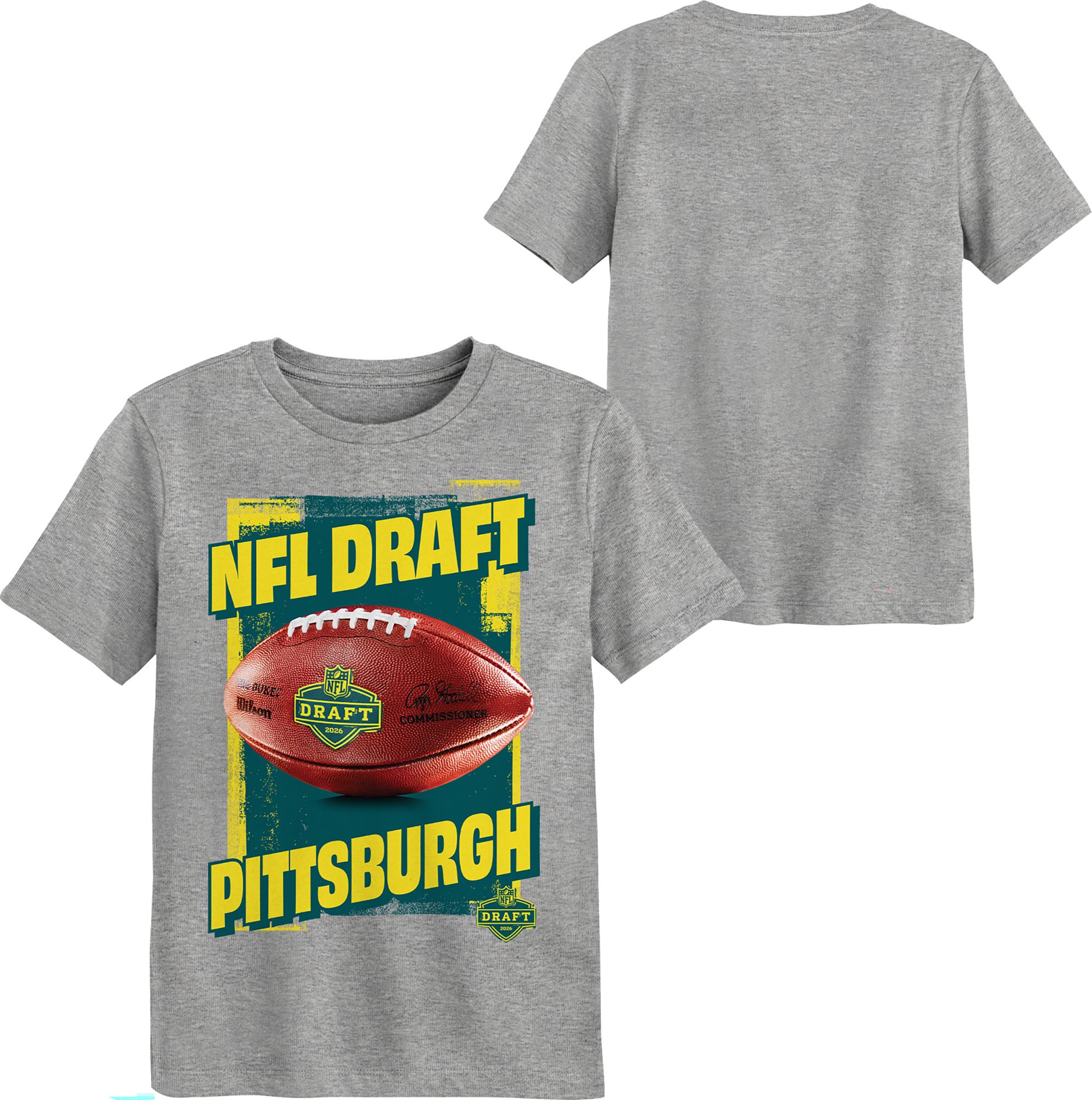 NFL Team Apparel Youth NFL Draft 2026 Football T-Shirt product image