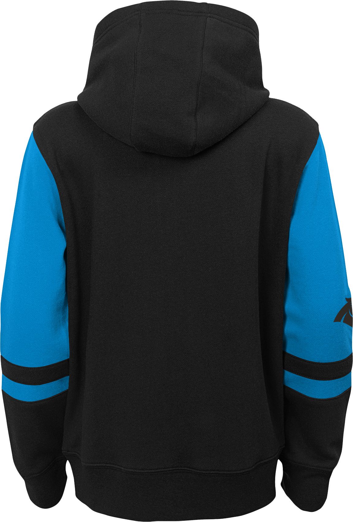 NFL Team Apparel Youth Carolina Panthers Color Block Full-Zip Hoodie product image