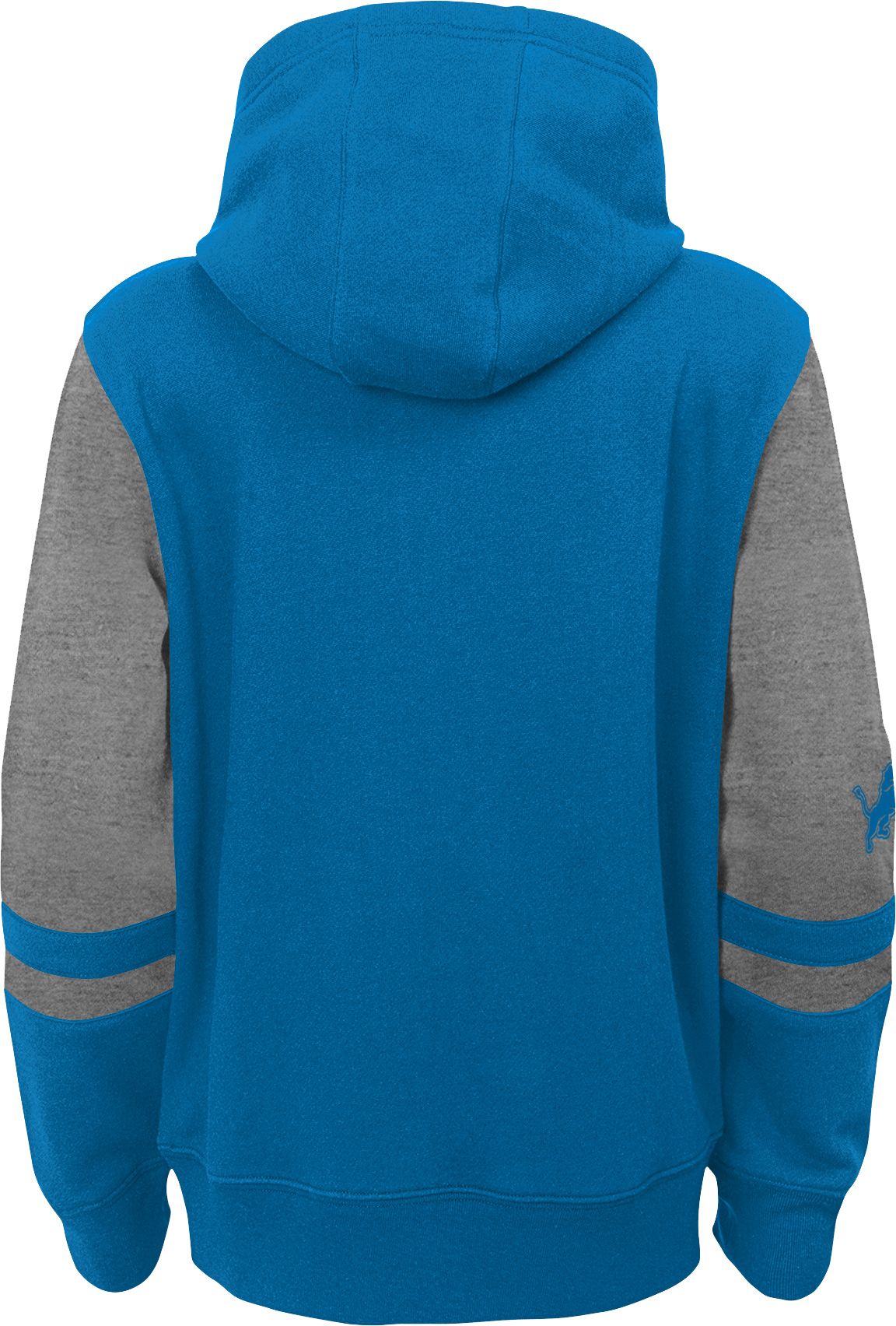 NFL Team Apparel Youth Detroit Lions Color Block Full-Zip Hoodie product image