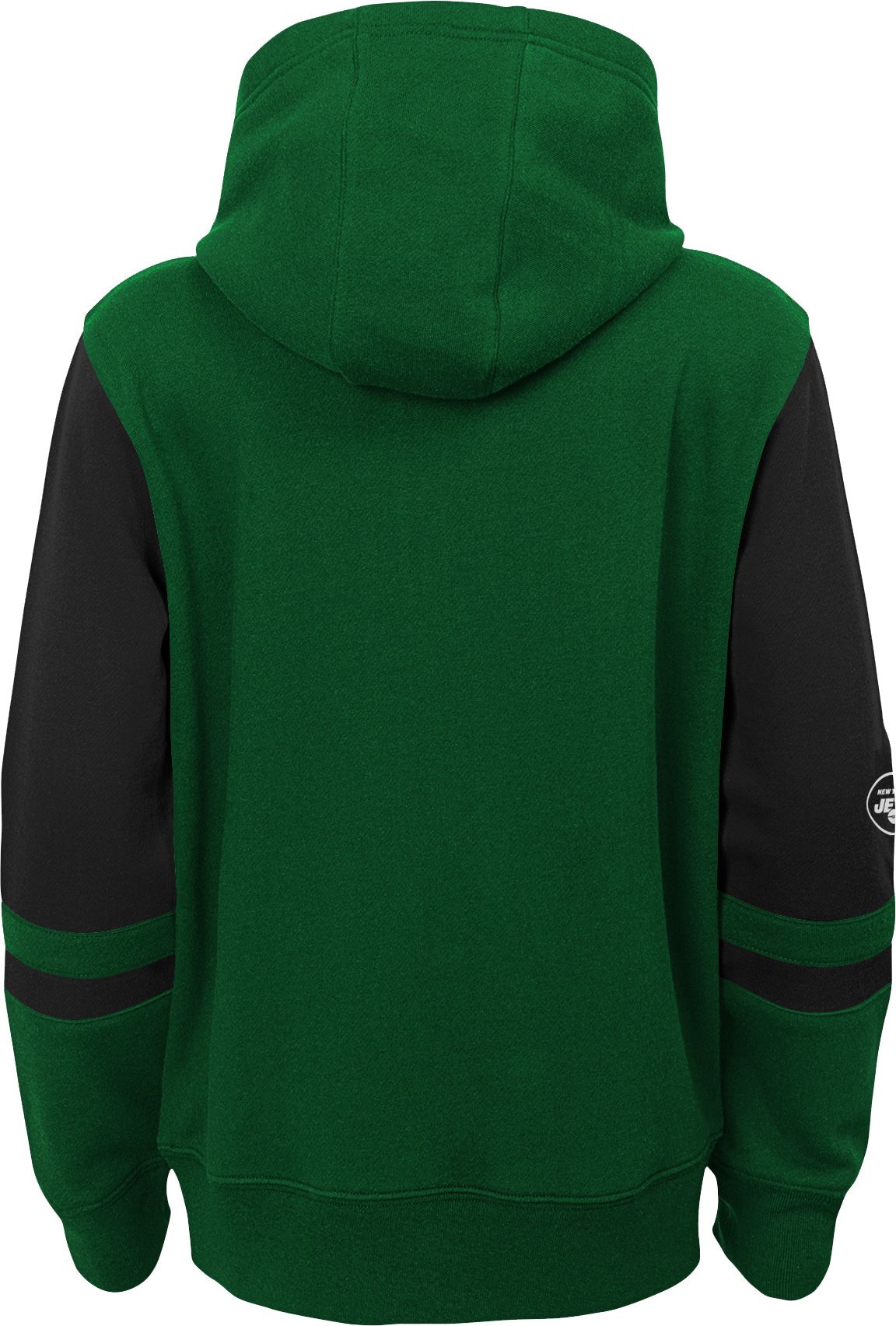 NFL Team Apparel Youth New York Jets Color Block Full-Zip Hoodie product image
