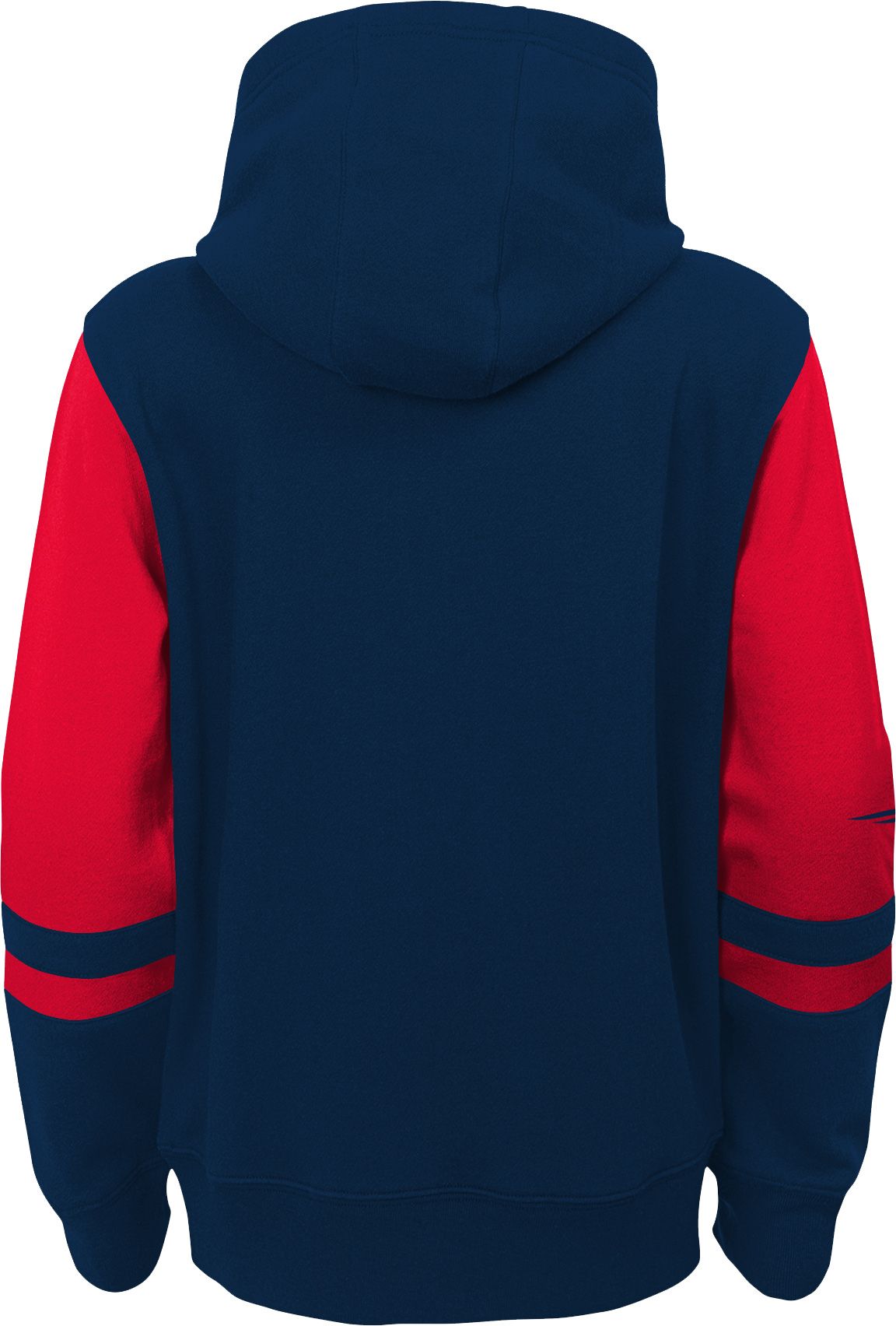 NFL Team Apparel Youth New England Patriots Color Block Full-Zip Hoodie product image