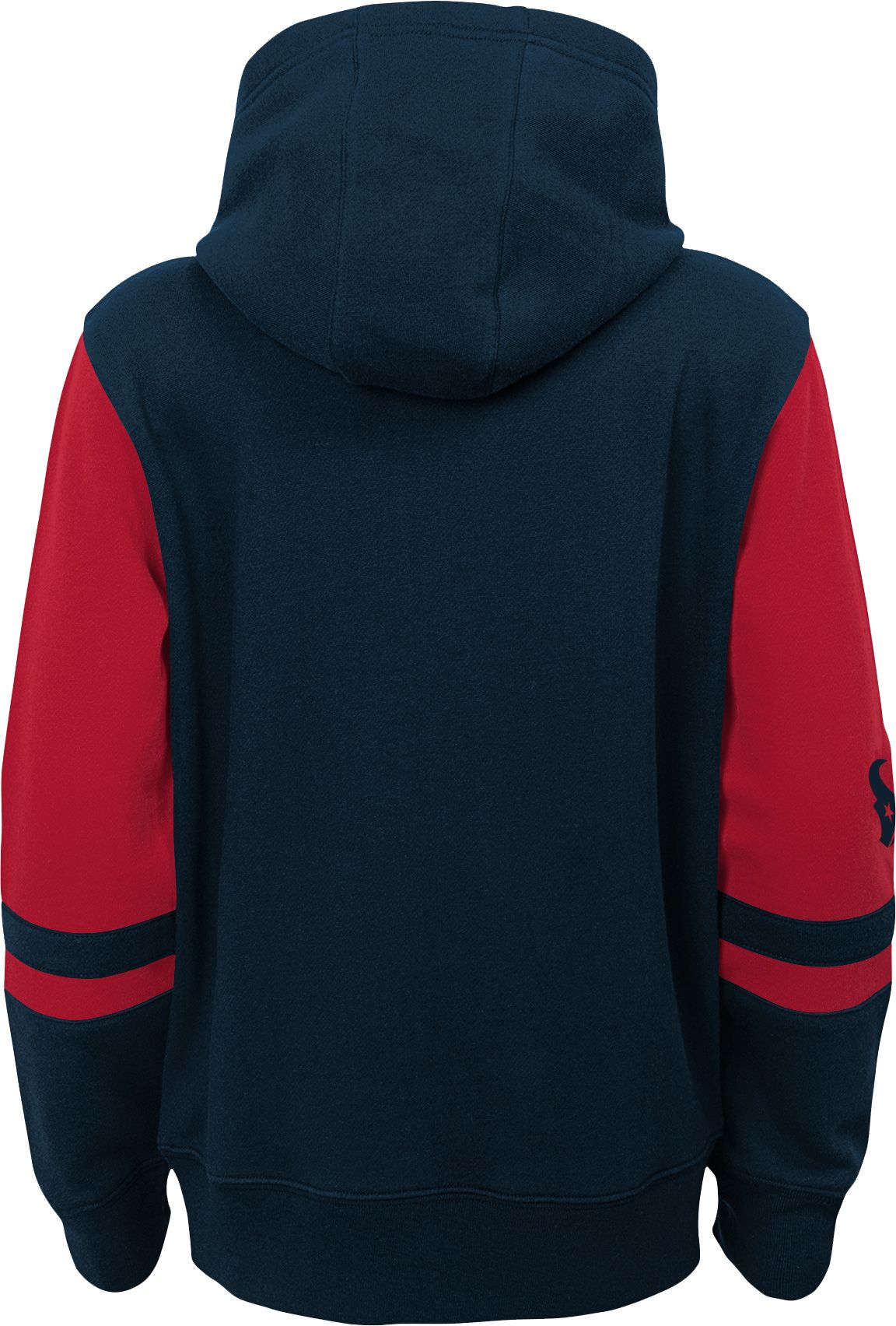 NFL Team Apparel Youth Houston Texans Color Block Full-Zip Hoodie product image