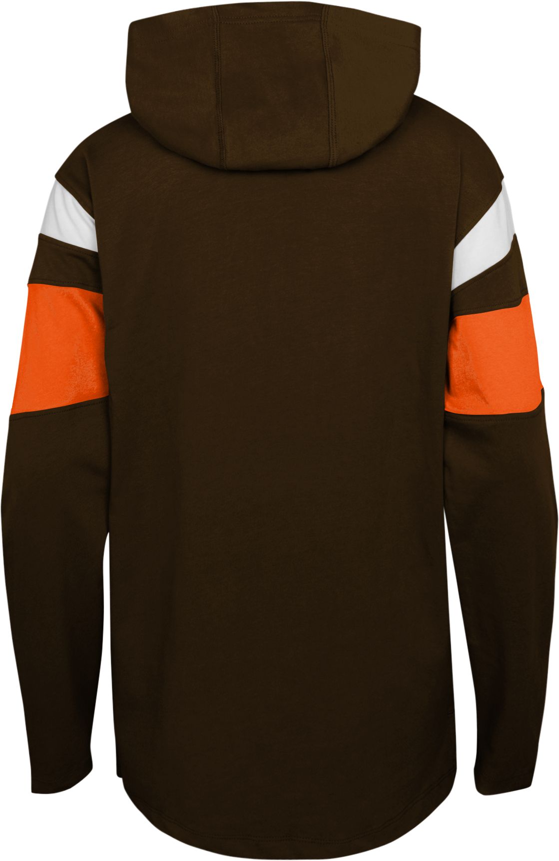 NFL Team Apparel Youth Cleveland Browns Brown Glory Days Pullover Hoodie product image